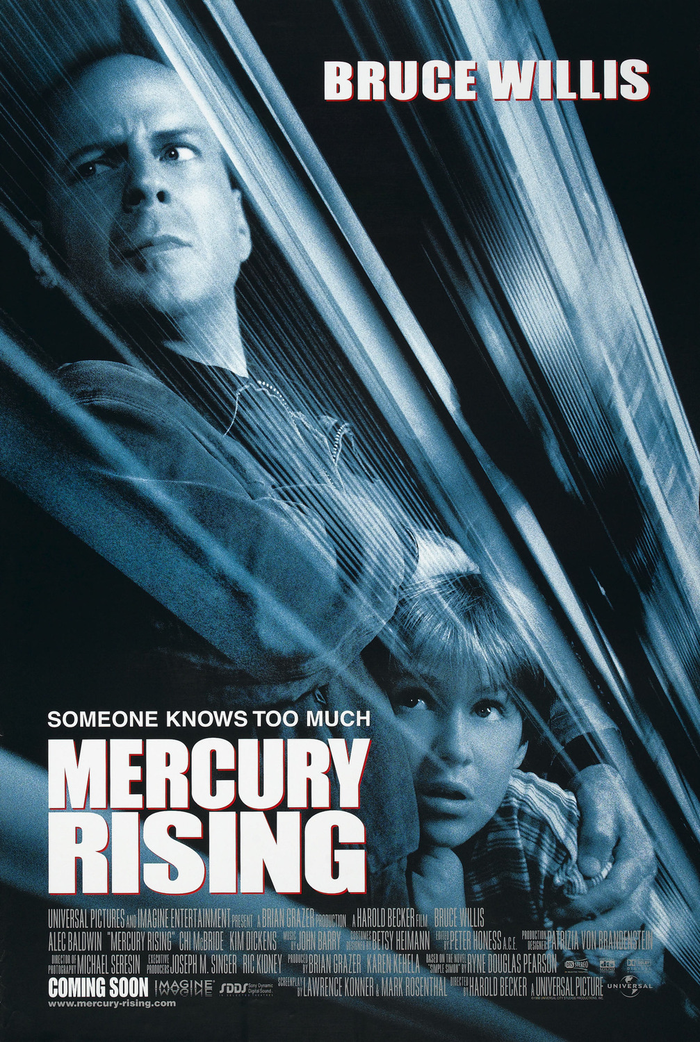 Extra Large Movie Poster Image for Mercury Rising (#1 of 3)