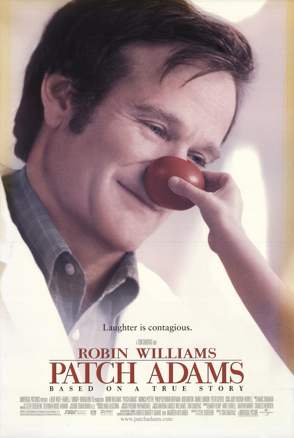 Extra Large Movie Poster Image for Patch Adams (#1 of 4)