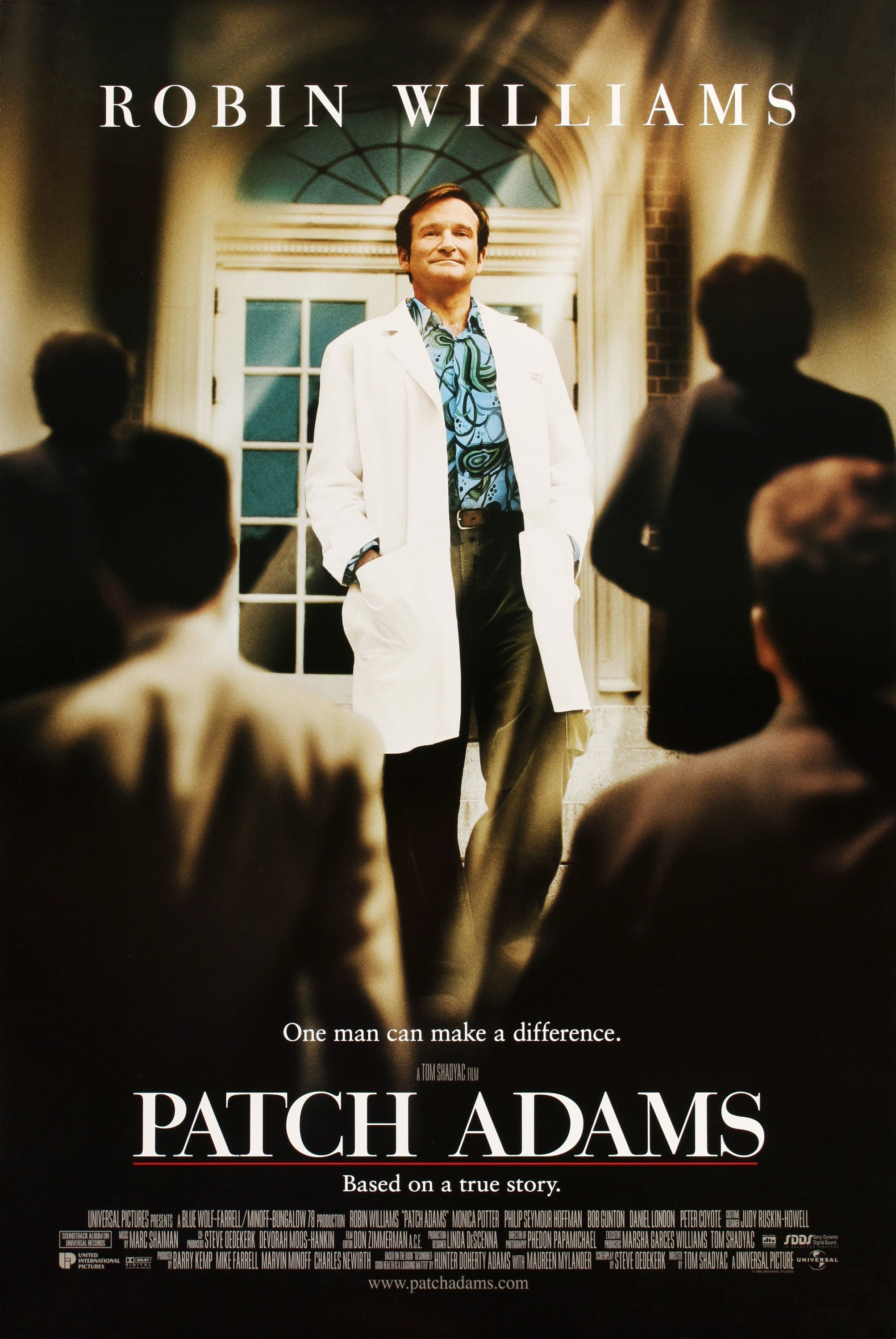 Mega Sized Movie Poster Image for Patch Adams (#3 of 4)