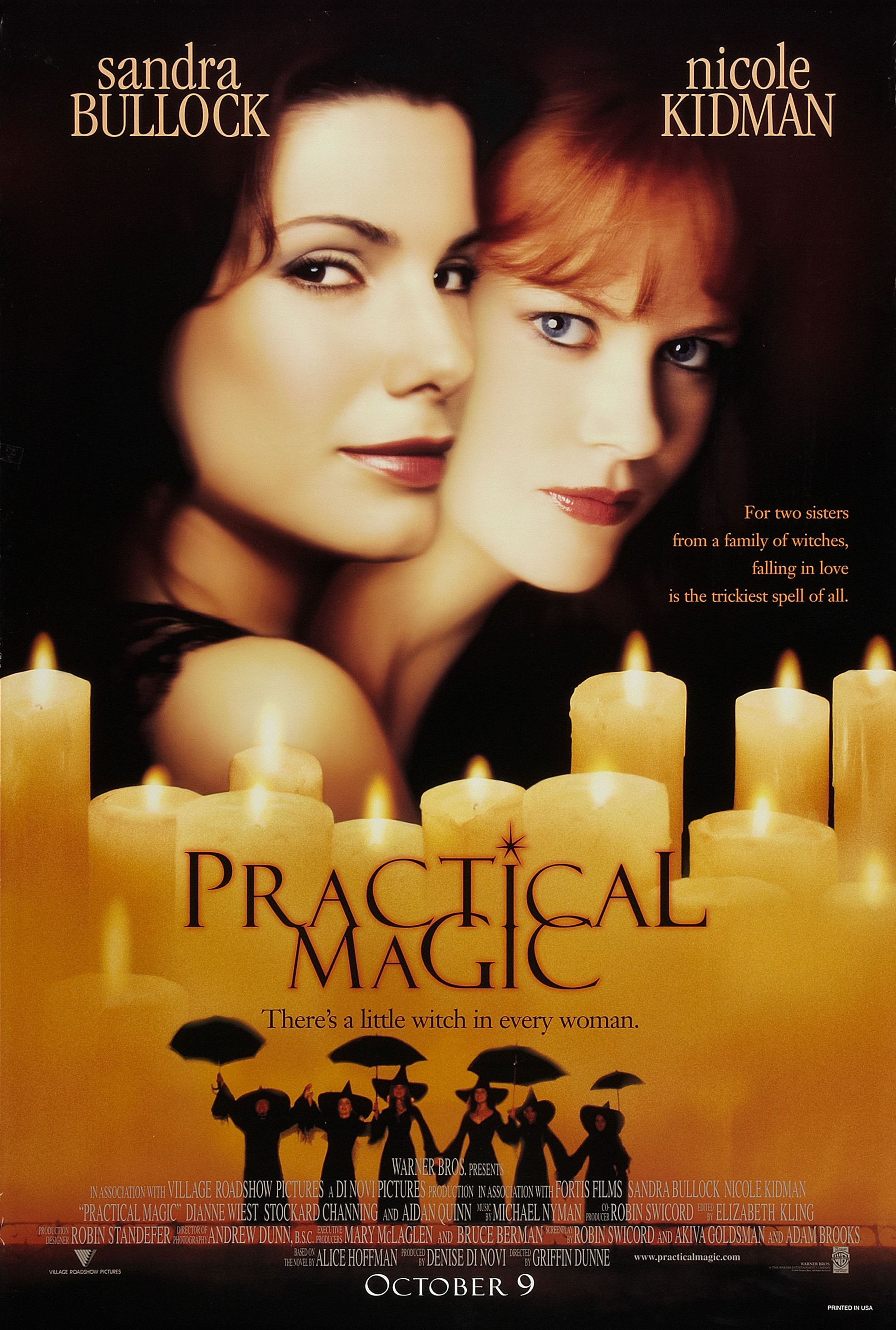Mega Sized Movie Poster Image for Practical Magic (#1 of 2)