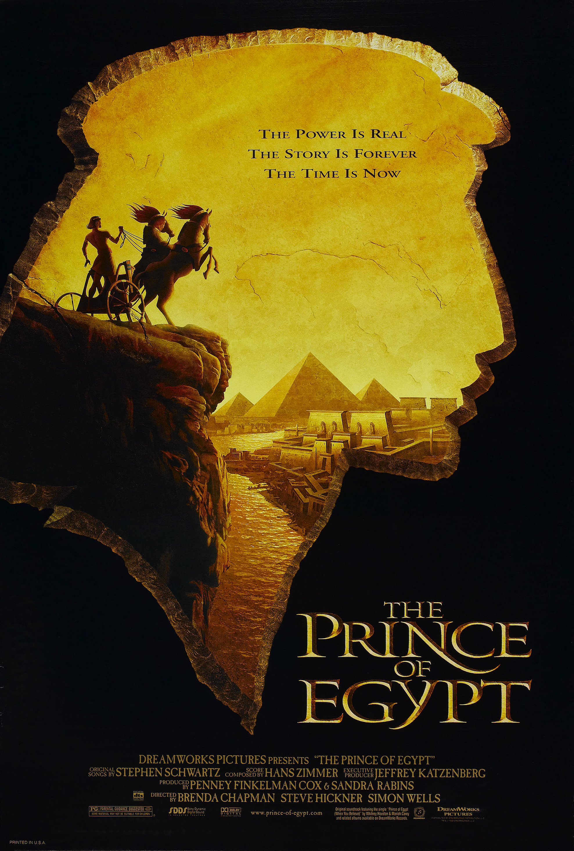 Mega Sized Movie Poster Image for The Prince of Egypt (#2 of 3)