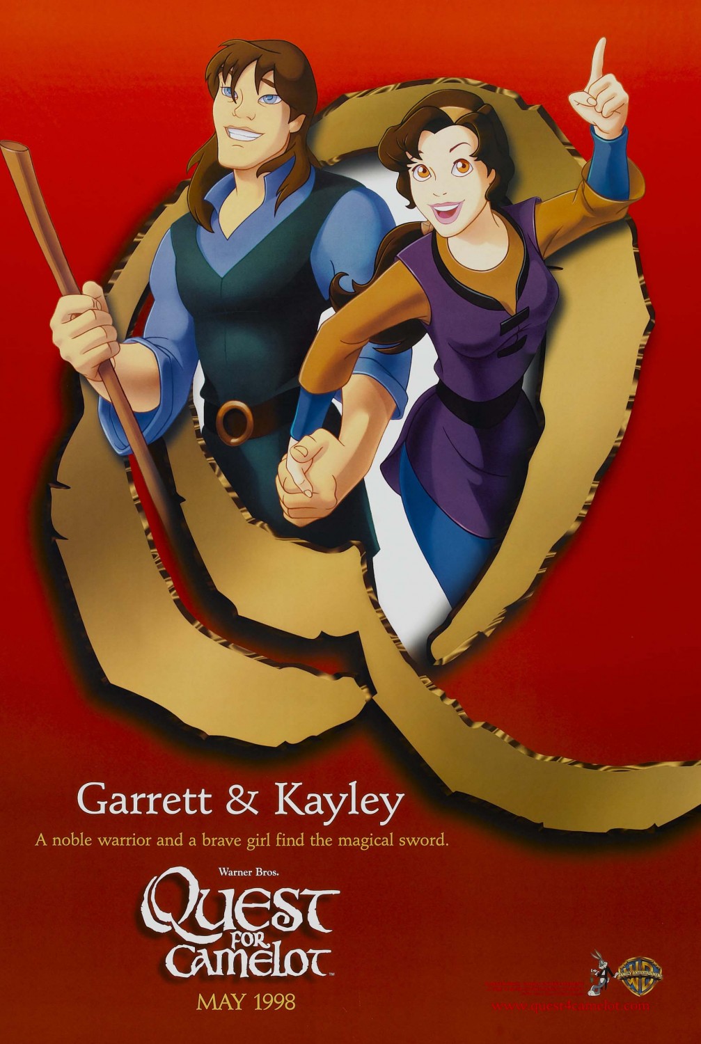 Extra Large Movie Poster Image for Quest for Camelot (#1 of 7)