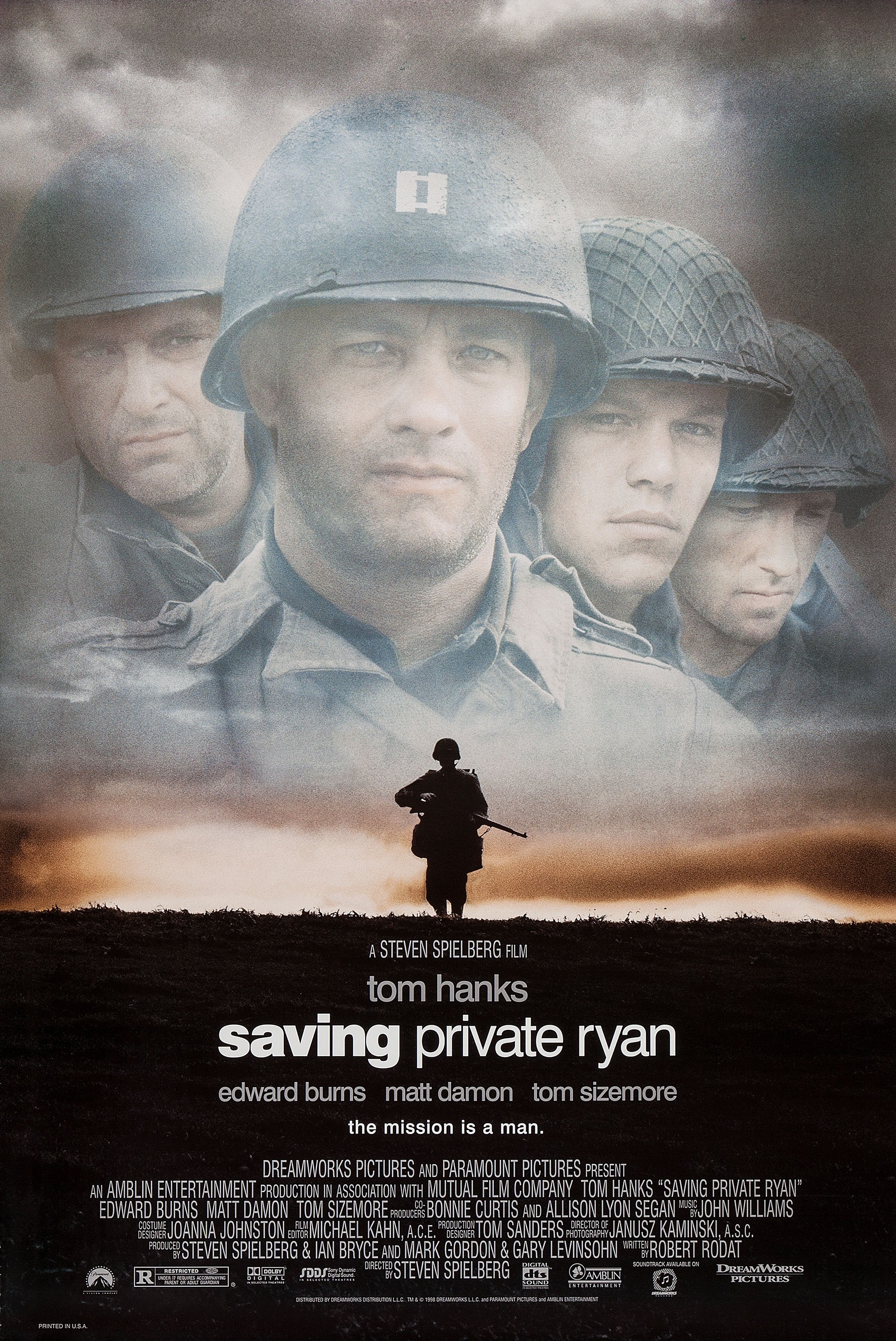 Mega Sized Movie Poster Image for Saving Private Ryan (#2 of 2)
