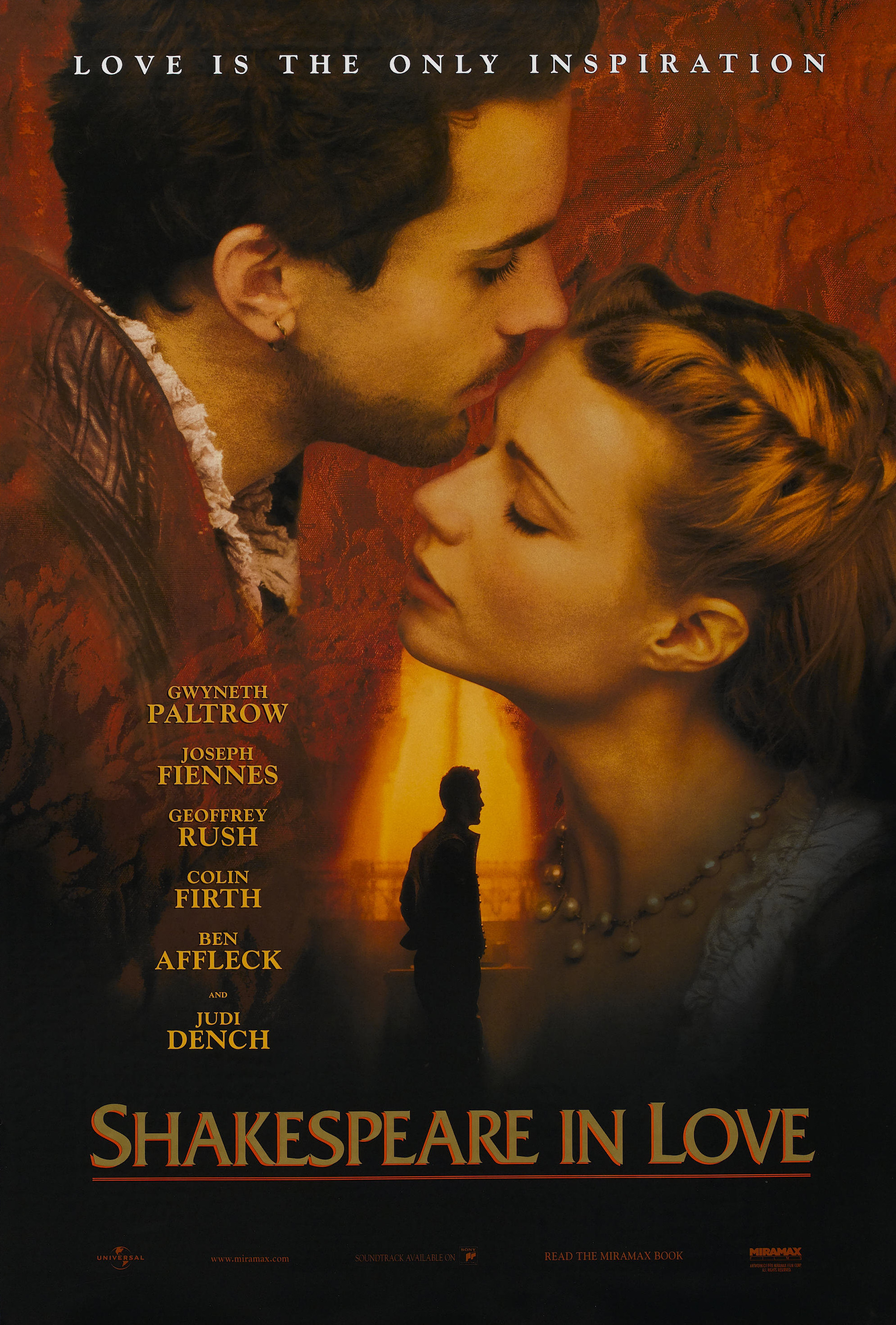Mega Sized Movie Poster Image for Shakespeare in Love (#1 of 4)