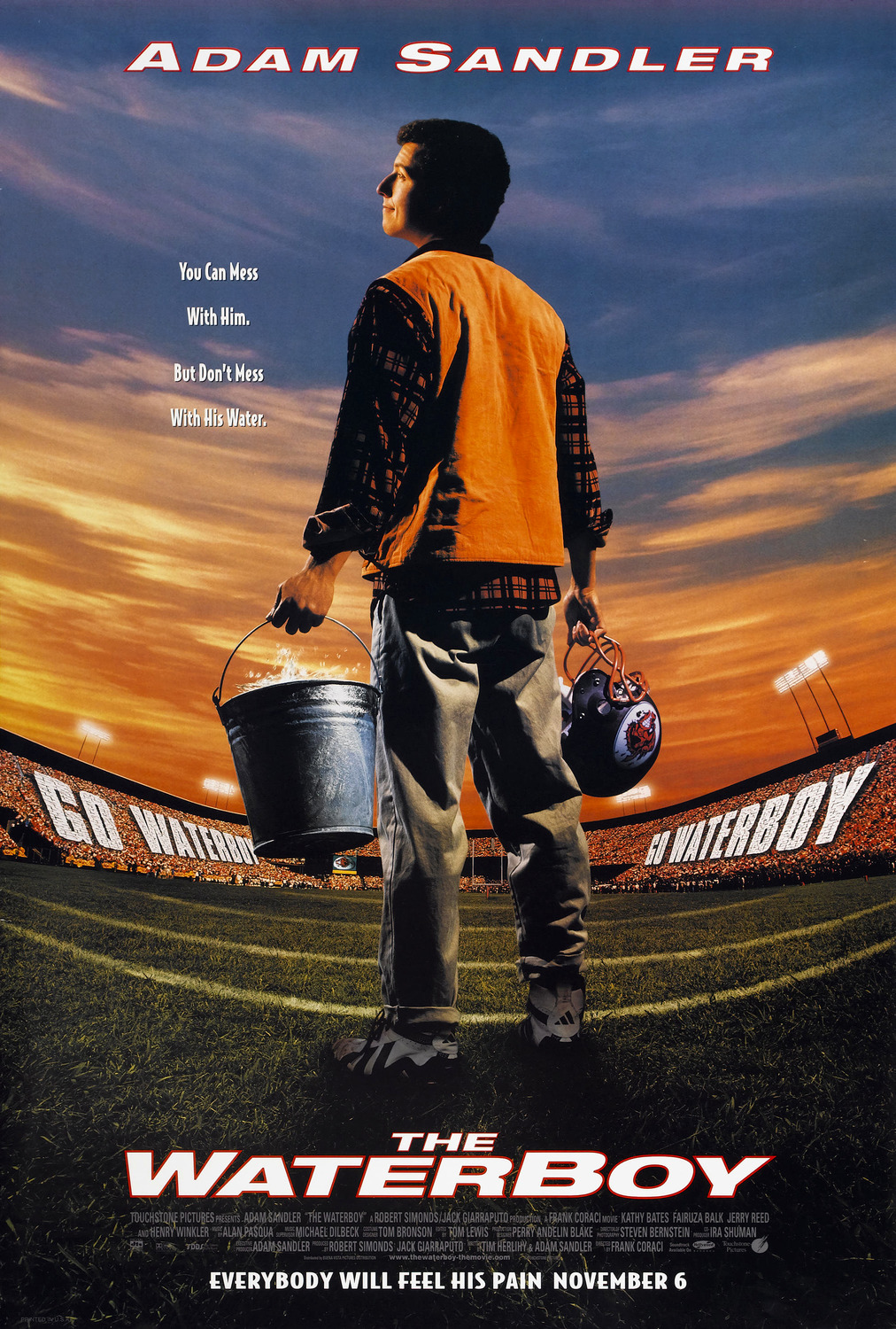 Extra Large Movie Poster Image for The Waterboy (#1 of 4)