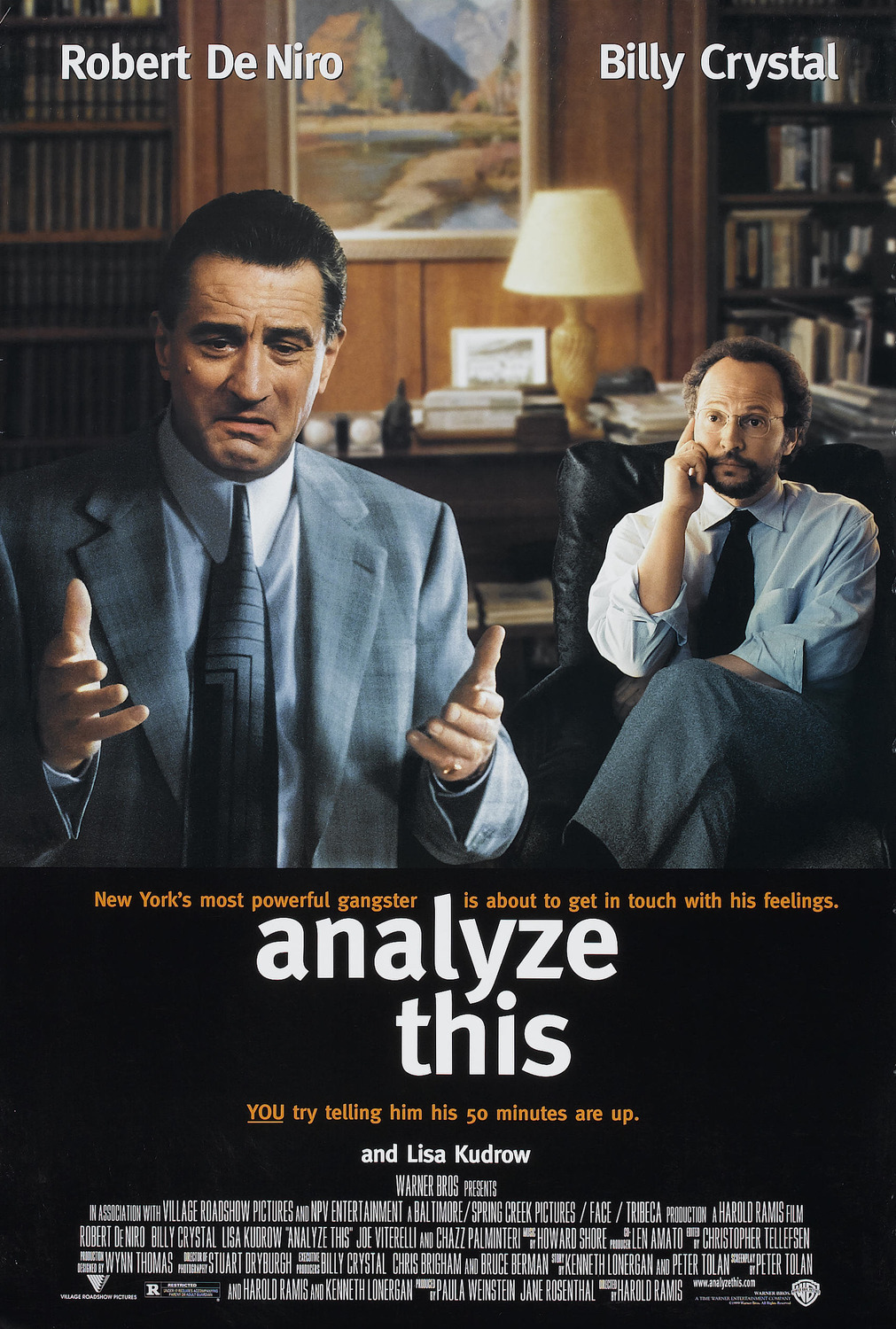 Extra Large Movie Poster Image for Analyze This 