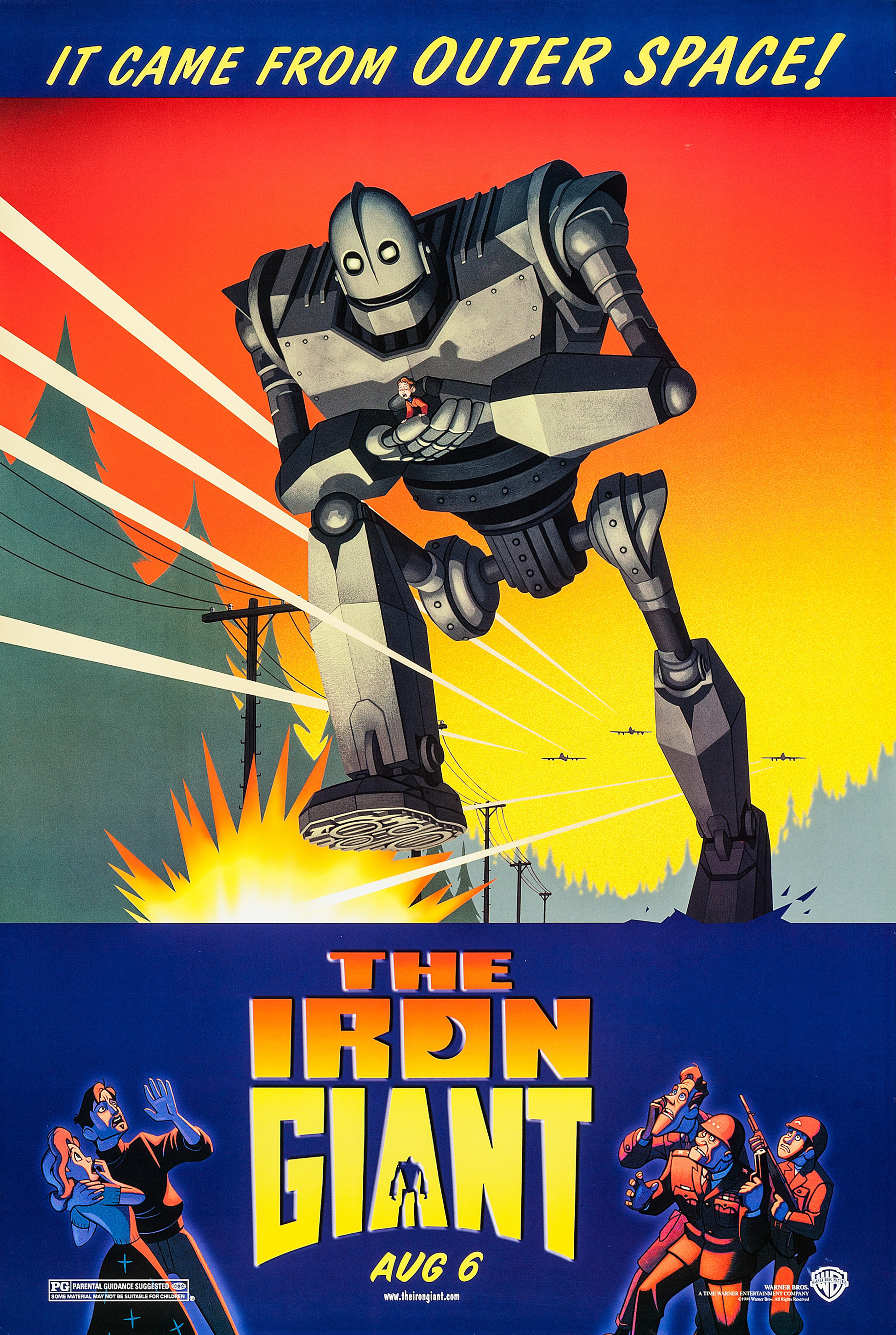 Mega Sized Movie Poster Image for The Iron Giant (#1 of 4)