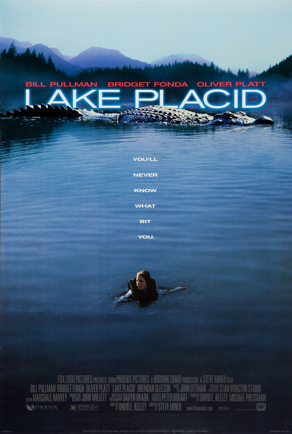 Extra Large Movie Poster Image for Lake Placid (#1 of 2)