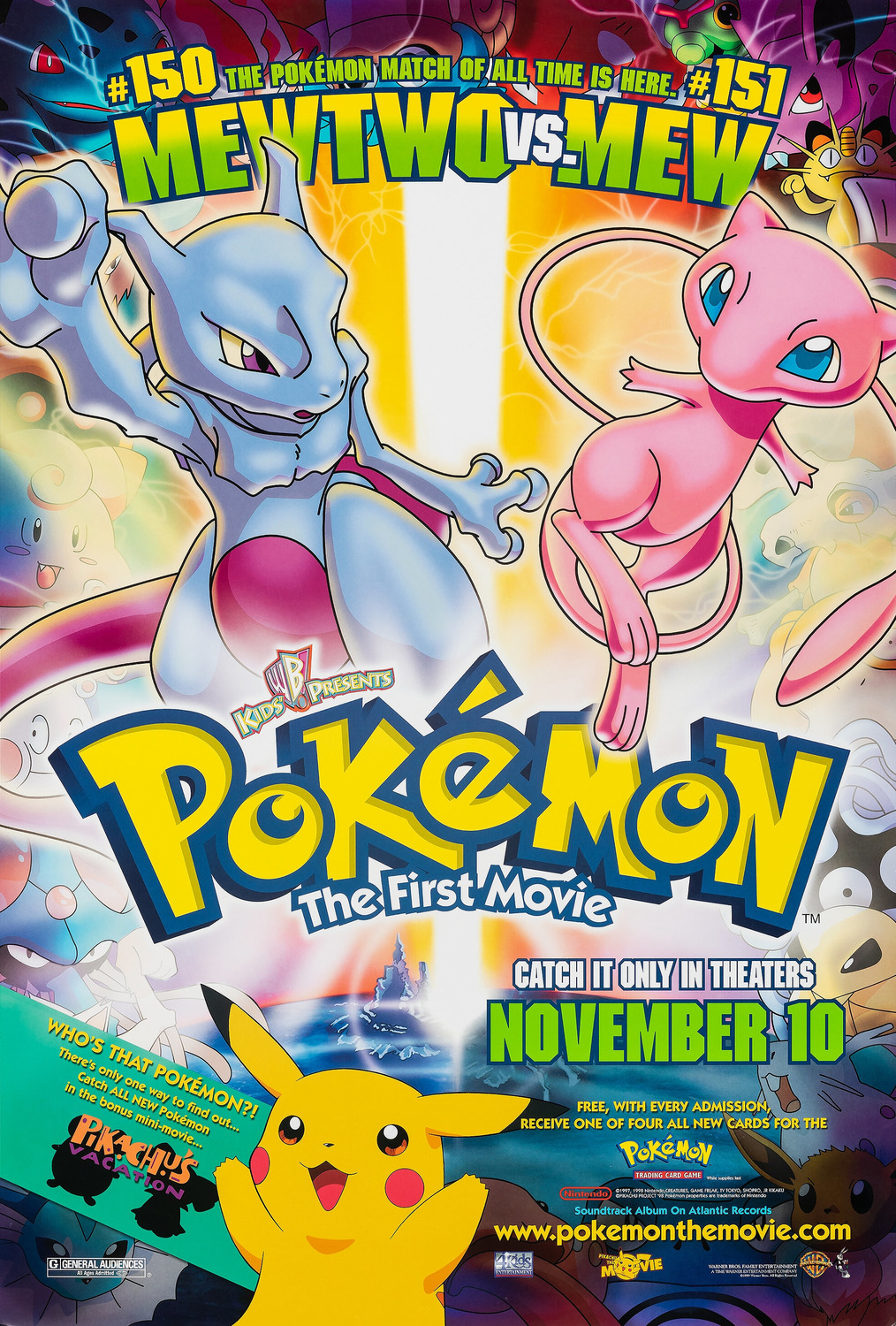 Extra Large Movie Poster Image for Pokemon the First Movie (#2 of 2)