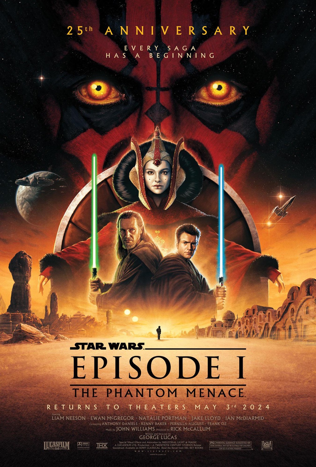 Extra Large Movie Poster Image for Star Wars Episode 1: The Phantom Menace (#13 of 13)