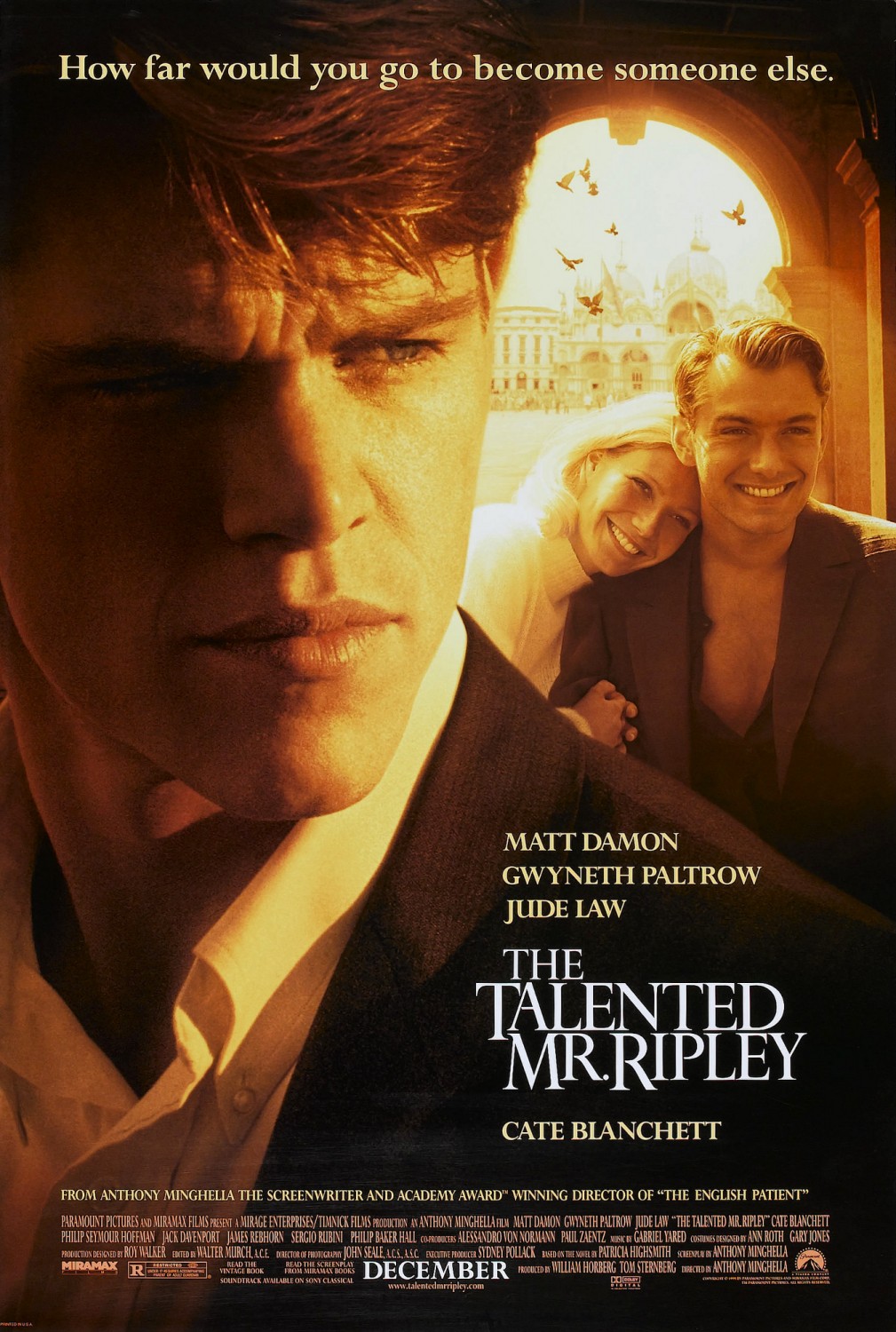 Extra Large Movie Poster Image for The Talented Mr. Ripley (#1 of 3)