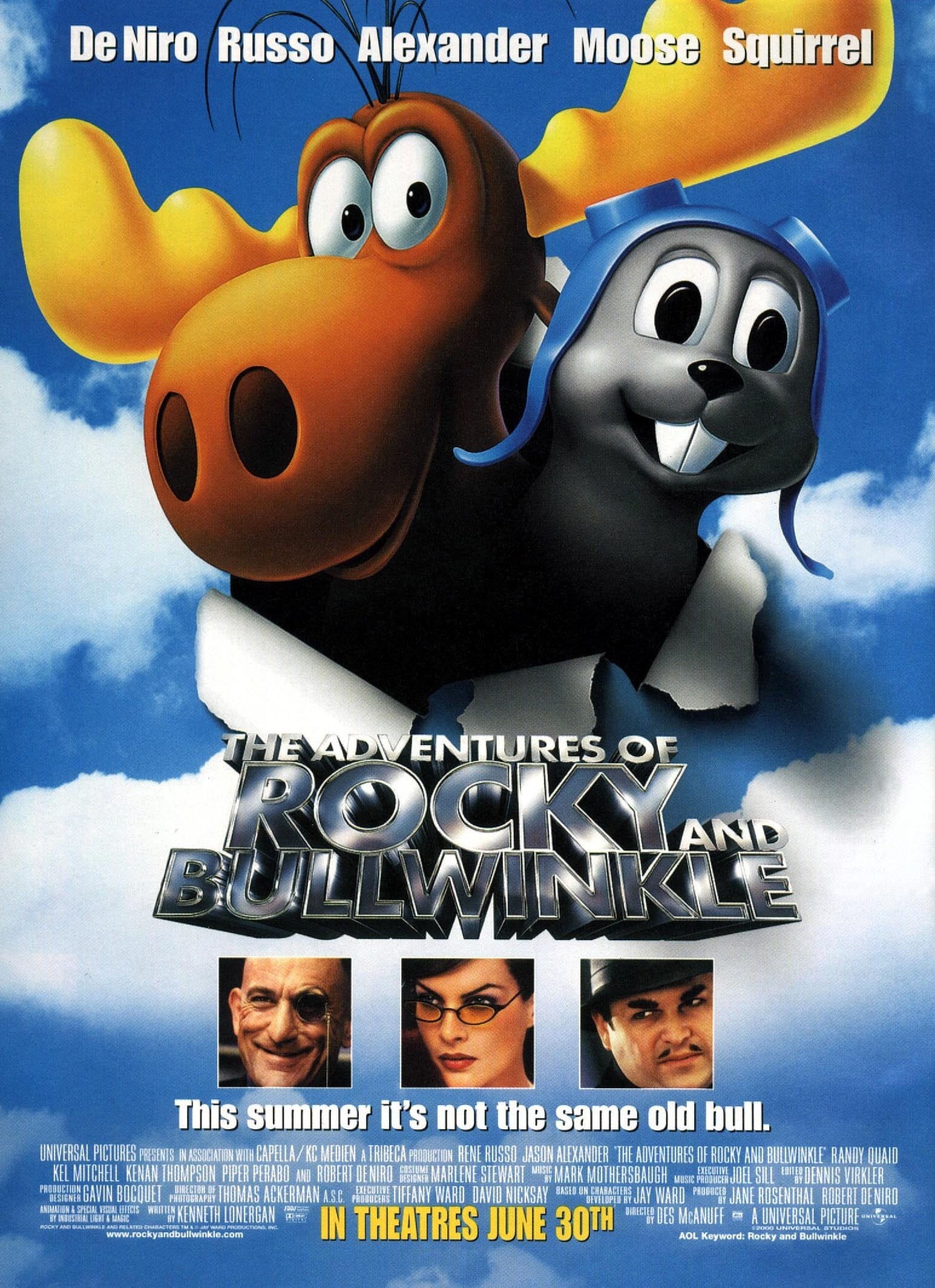 Mega Sized Movie Poster Image for The Adventures of Rocky and Bullwinkle (#1 of 2)