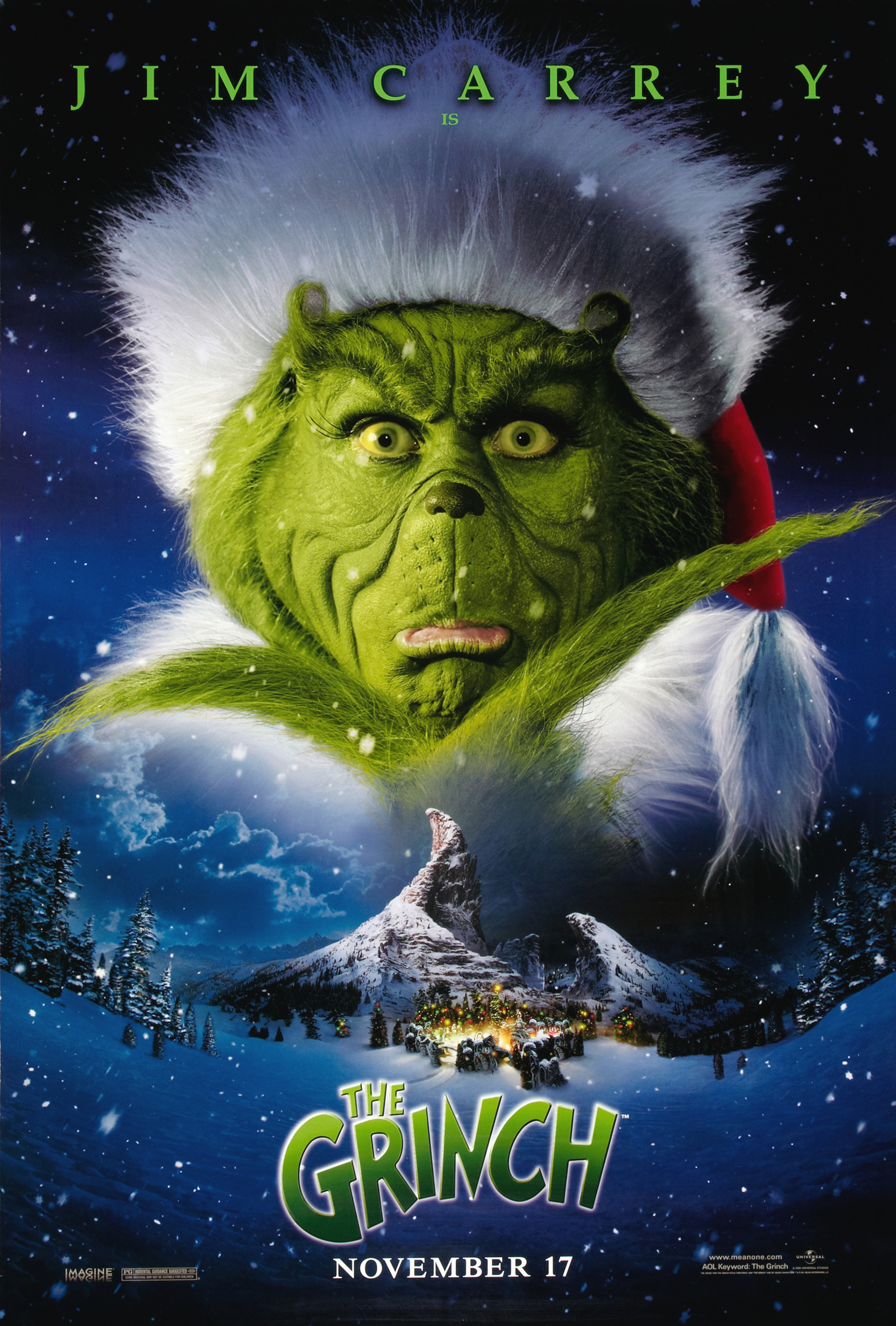 Mega Sized Movie Poster Image for Dr Seuss' How the Grinch Stole Christmas (#2 of 4)