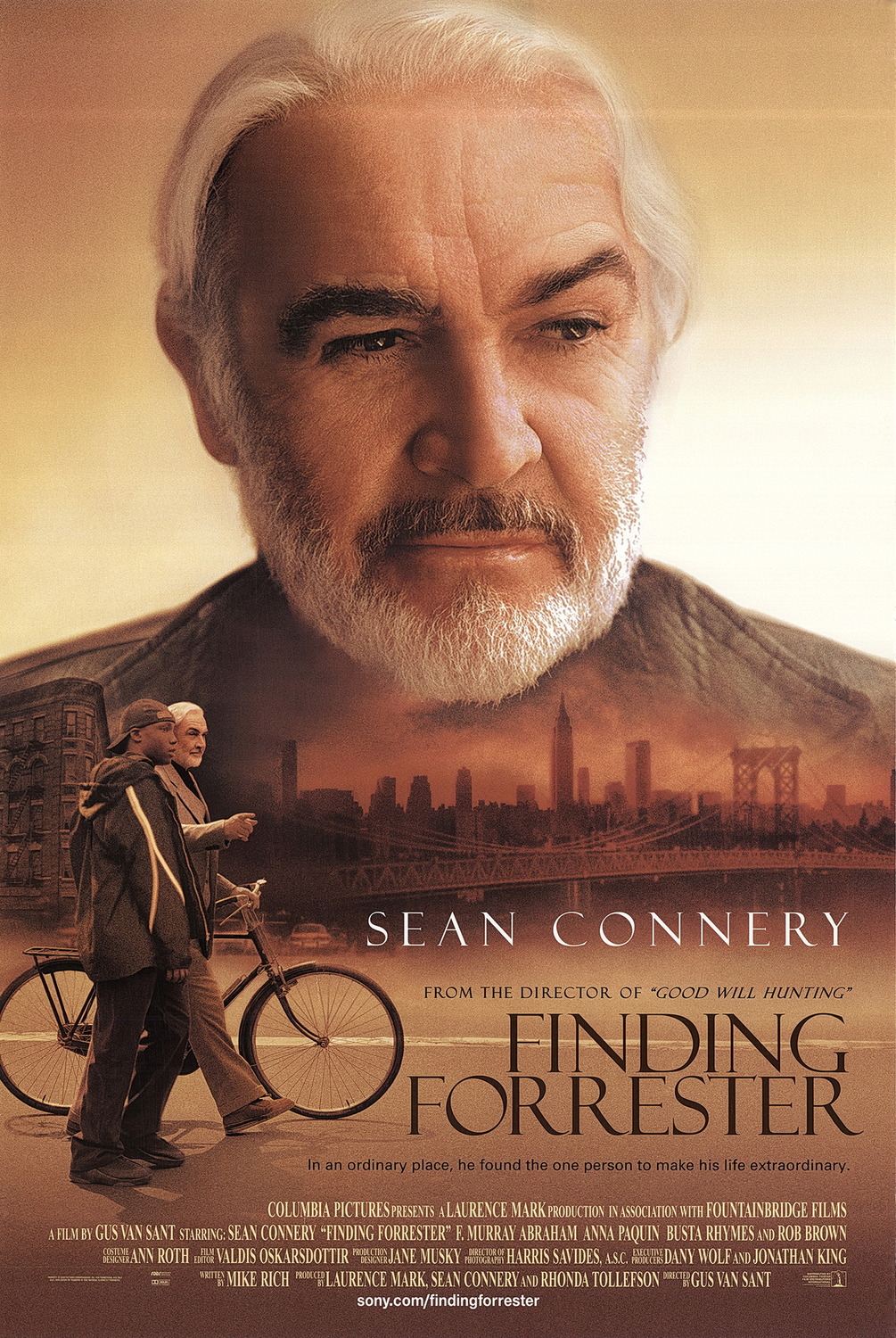 Extra Large Movie Poster Image for Finding Forrester 