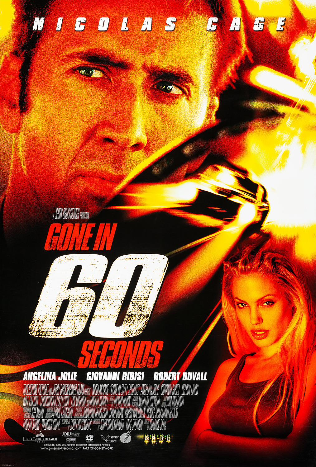 Extra Large Movie Poster Image for Gone in 60 Seconds (#1 of 2)