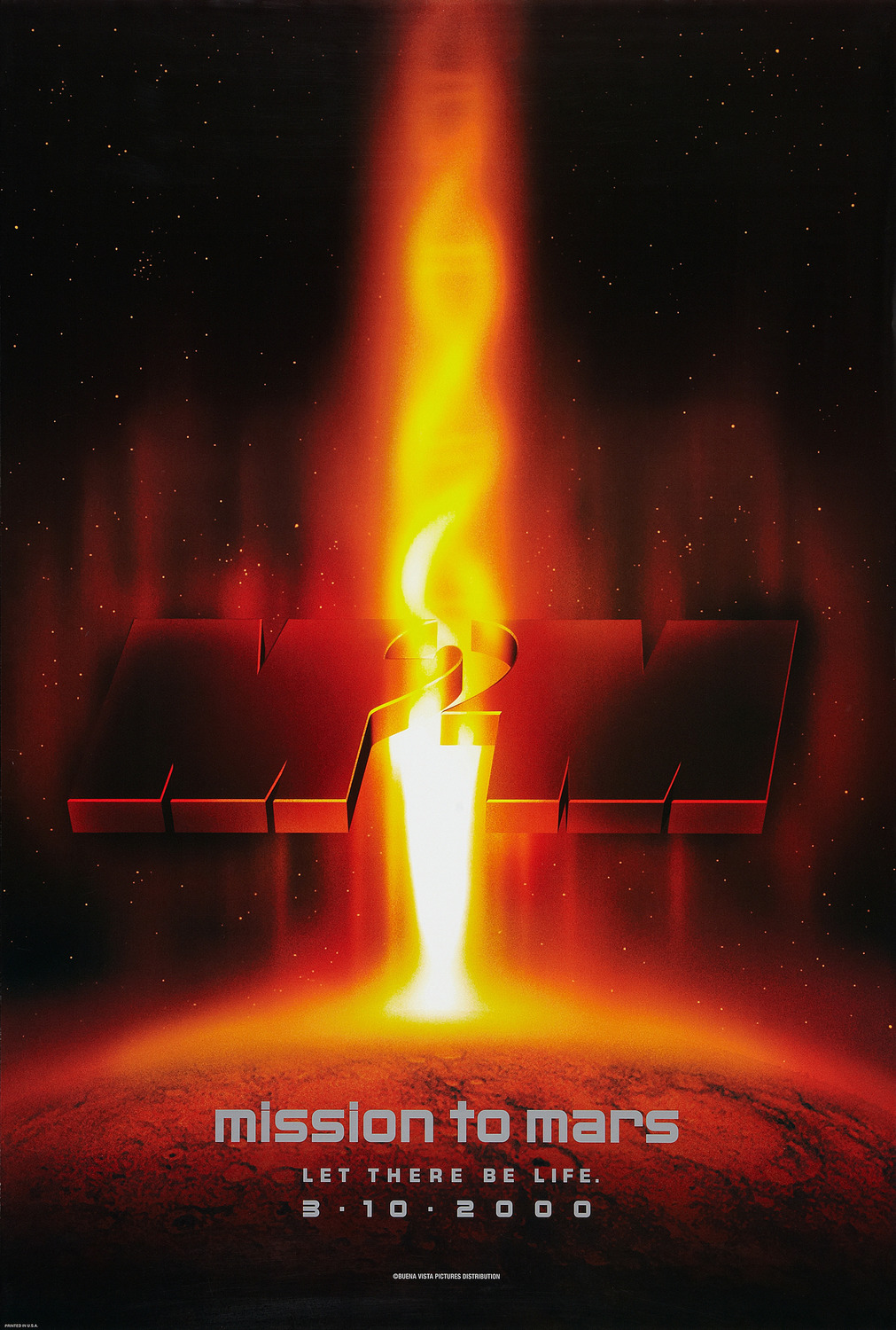 Extra Large Movie Poster Image for Mission to Mars (#2 of 2)