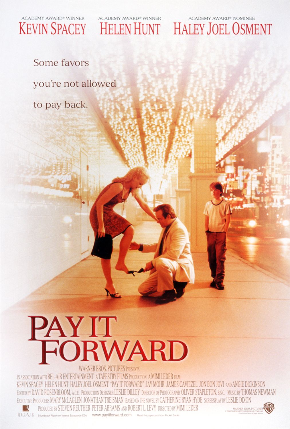 Extra Large Movie Poster Image for Pay it Forward (#4 of 4)