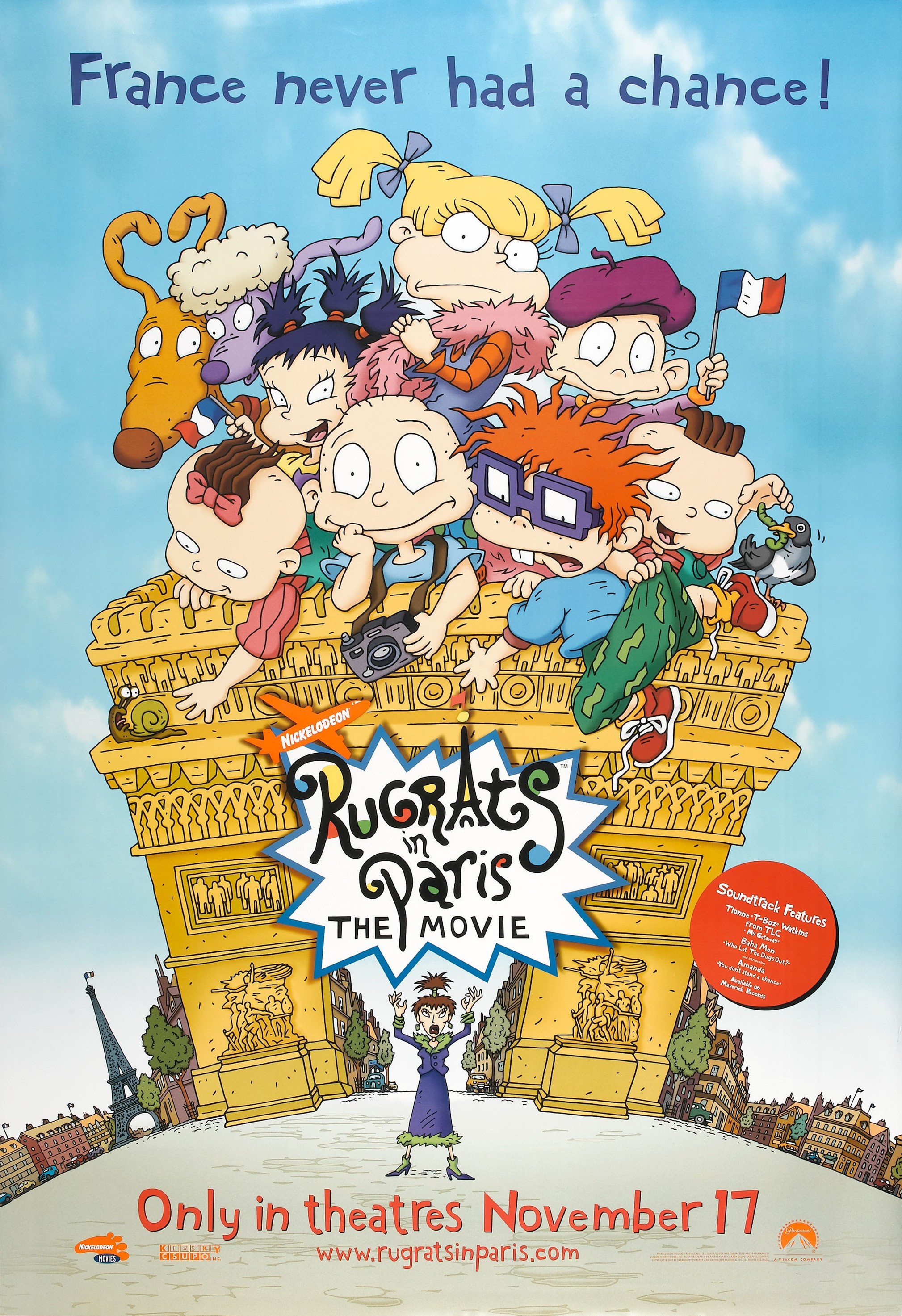 Mega Sized Movie Poster Image for Rugrats in Paris: The Movie (#2 of 8)