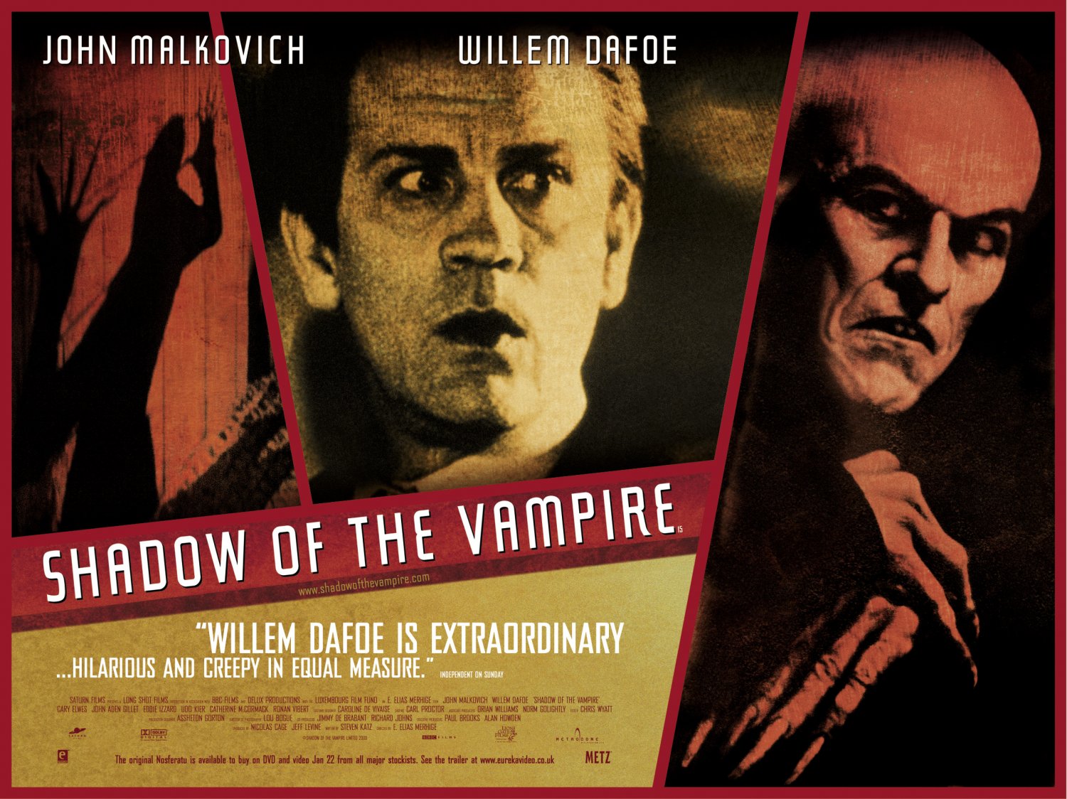 Extra Large Movie Poster Image for Shadow of the Vampire (#4 of 4)
