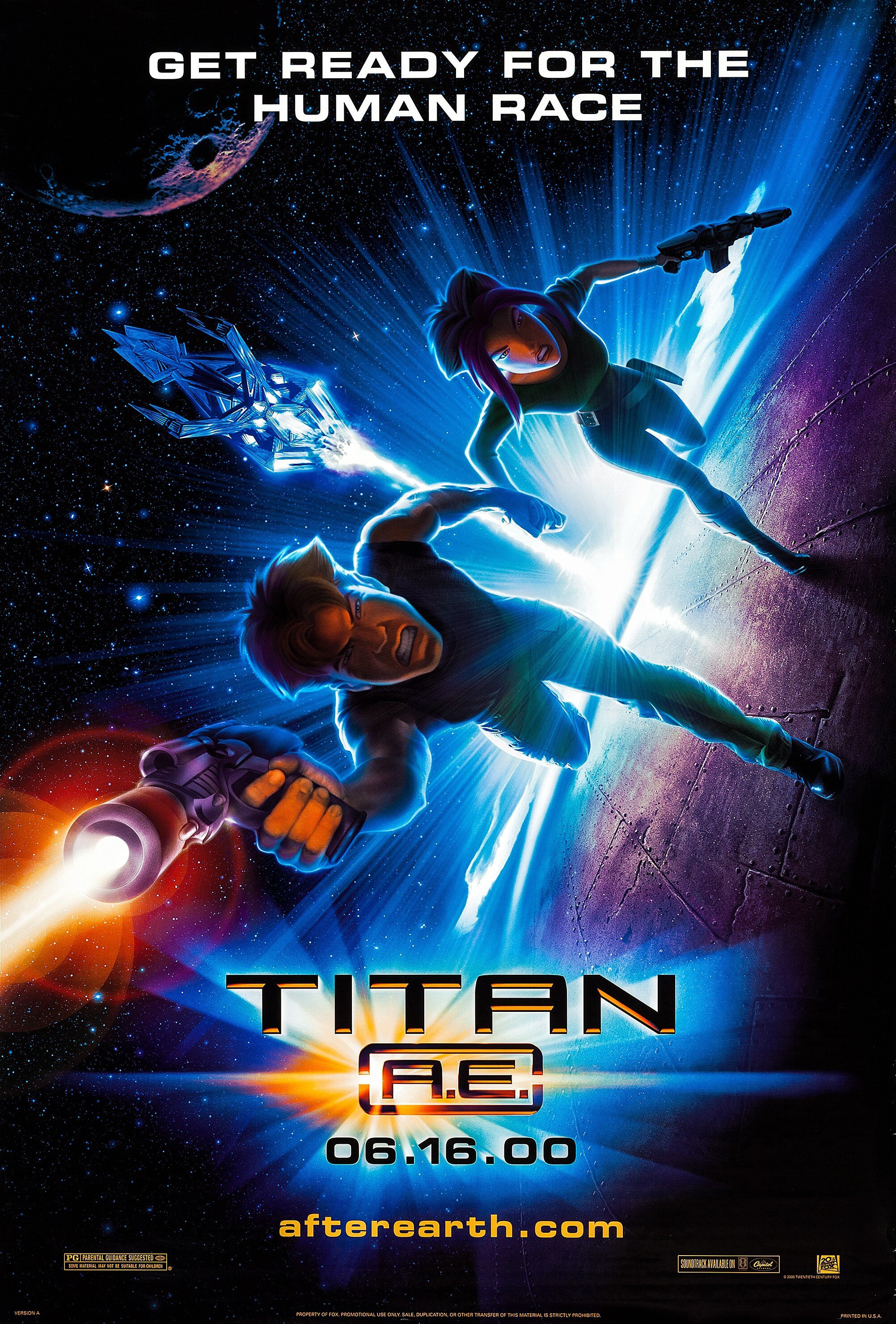 Mega Sized Movie Poster Image for Titan A.E. (#1 of 2)