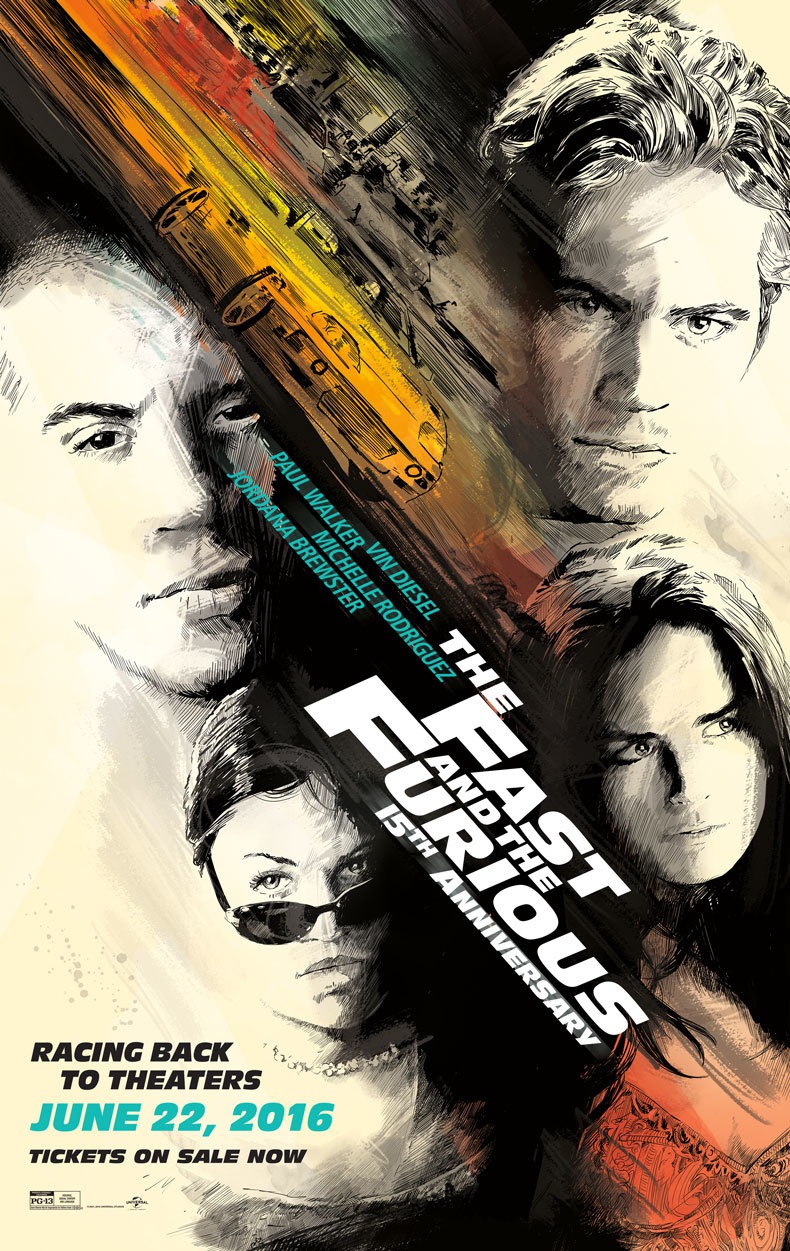 Extra Large Movie Poster Image for The Fast and the Furious (#2 of 2)