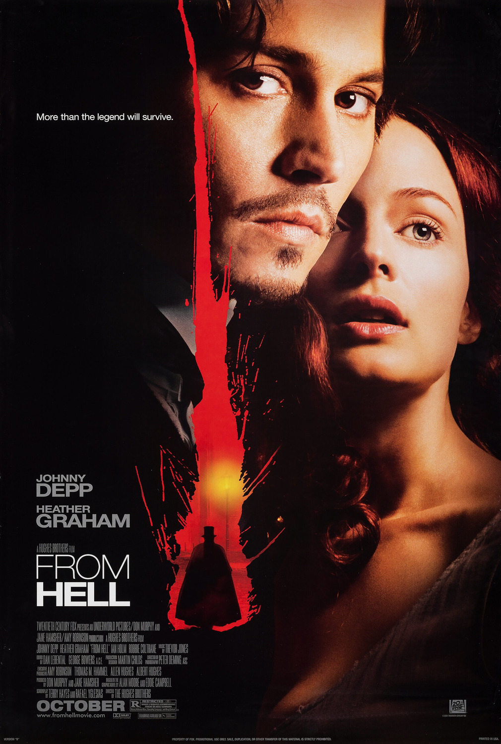 Extra Large Movie Poster Image for From Hell (#2 of 3)