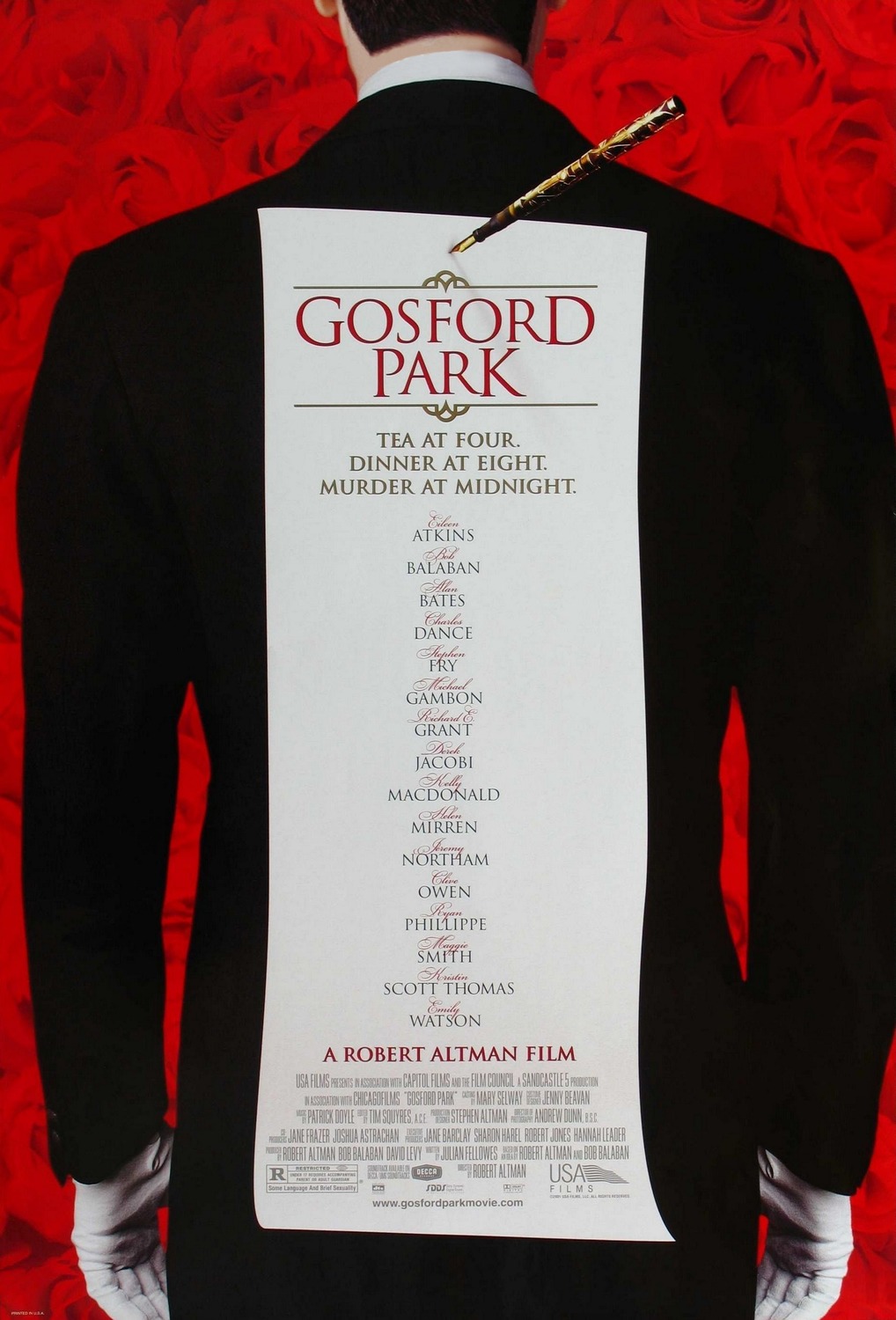 Extra Large Movie Poster Image for Gosford Park (#1 of 2)
