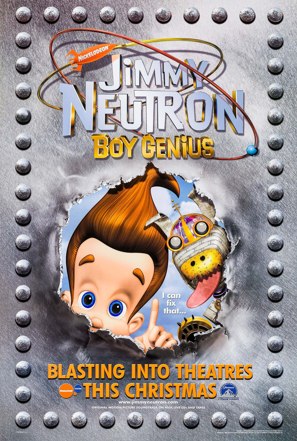 Extra Large Movie Poster Image for Jimmy Neutron: Boy Genius (#1 of 3)