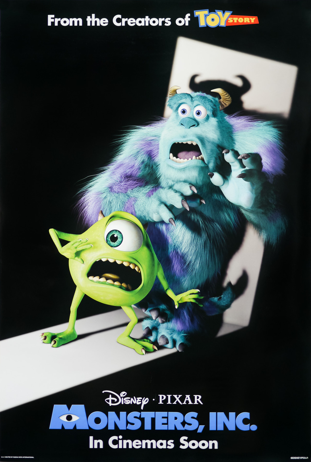 Extra Large Movie Poster Image for Monsters, Inc. (#7 of 10)