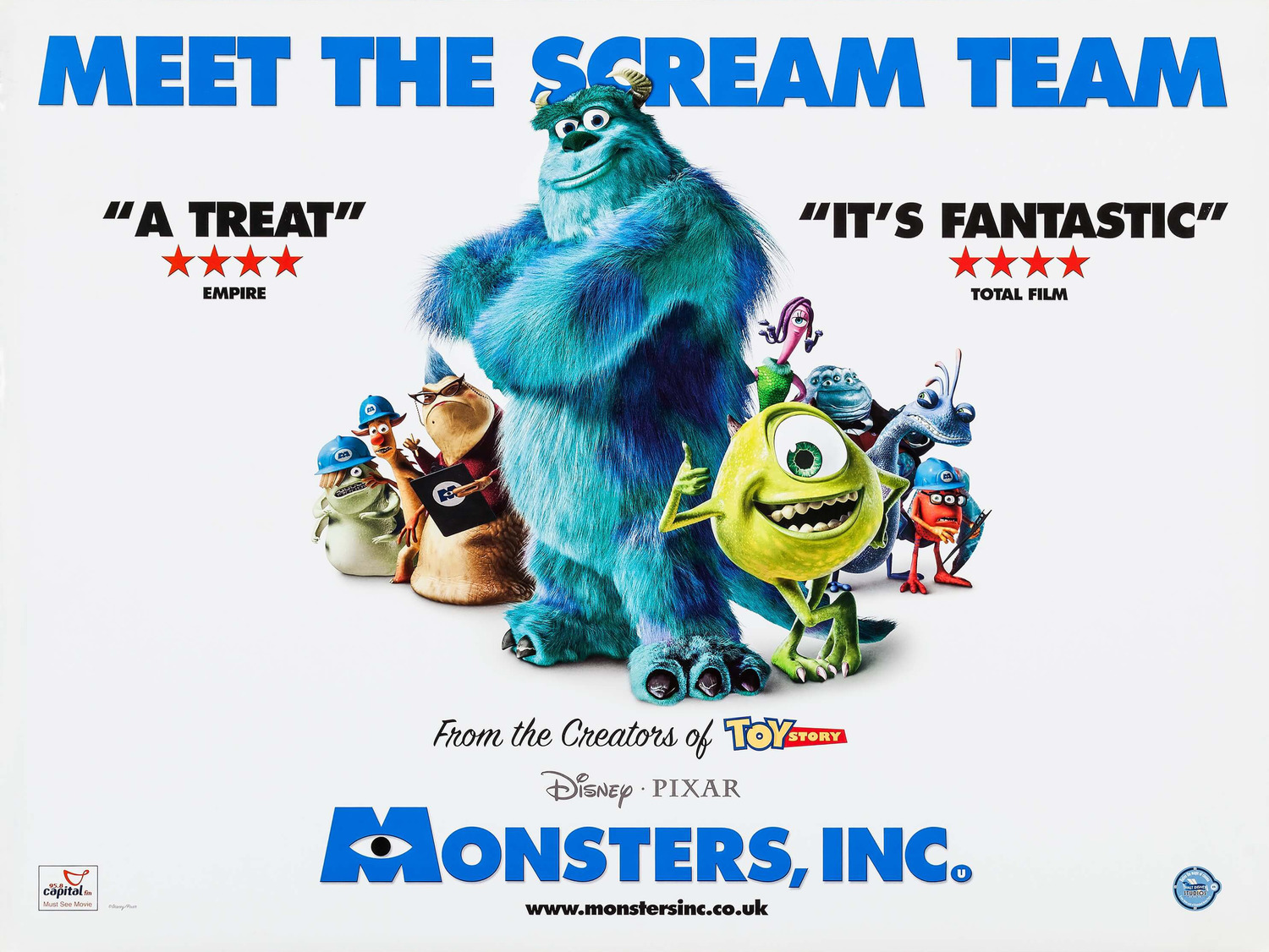 Extra Large Movie Poster Image for Monsters, Inc. (#9 of 10)