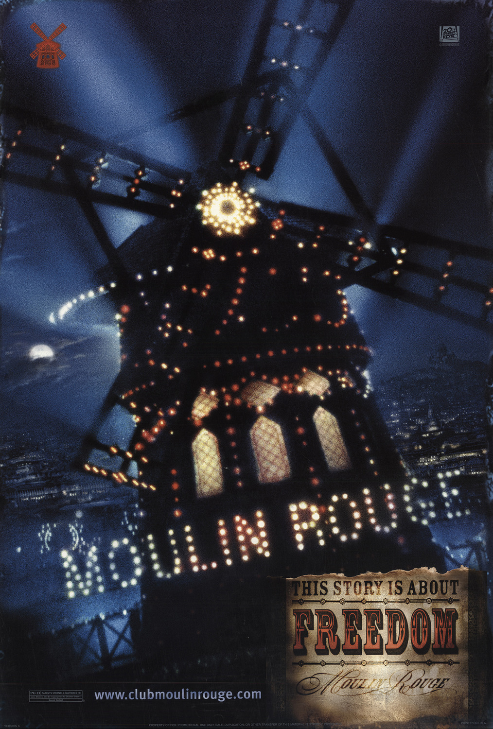 Extra Large Movie Poster Image for Moulin Rouge (#5 of 7)