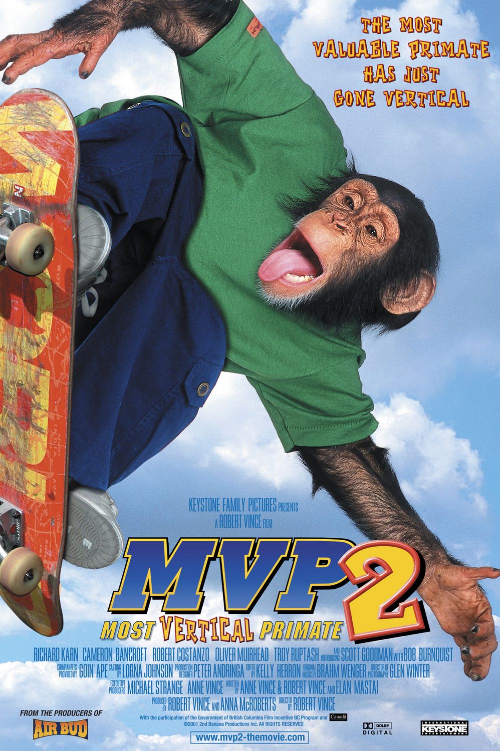 Extra Large Movie Poster Image for MVP2: Most Vertical Primate 