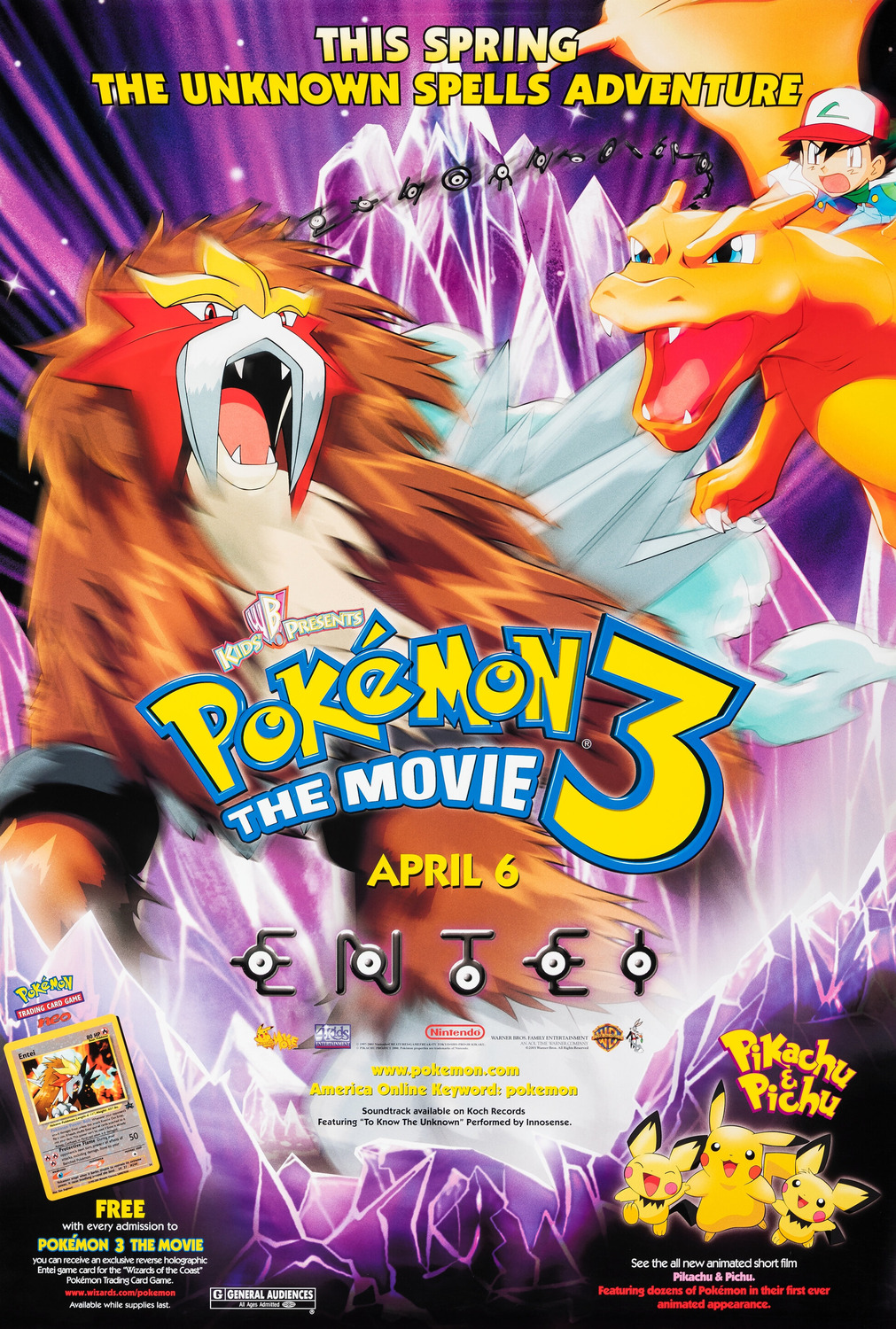 Extra Large Movie Poster Image for Pokemon 3 The Movie 