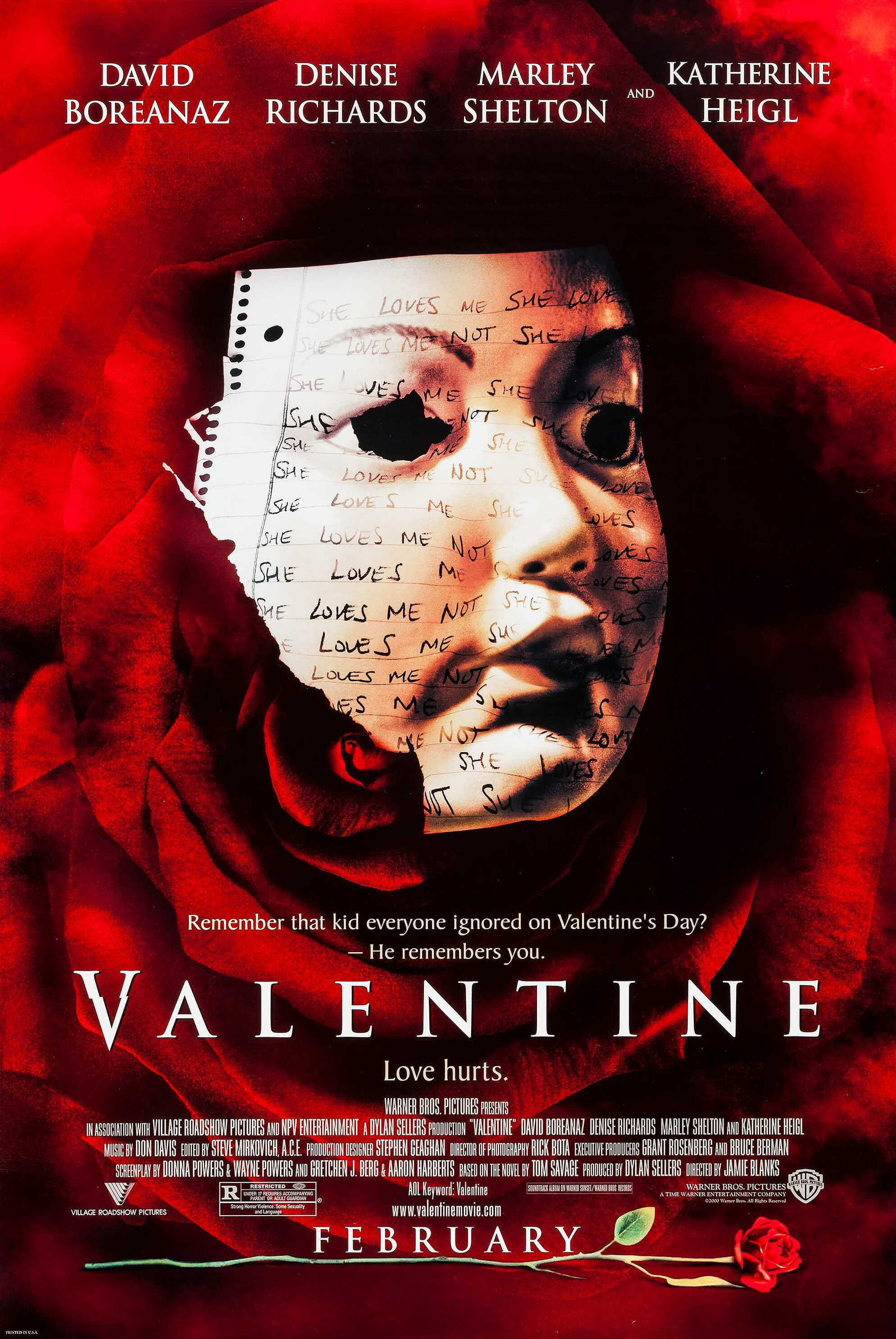 Mega Sized Movie Poster Image for Valentine (#1 of 2)
