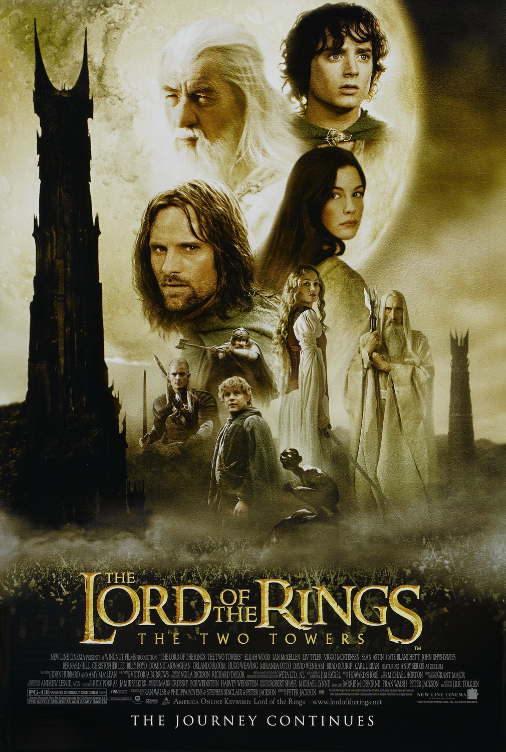 Extra Large Movie Poster Image for The Lord of the Rings: The Two Towers (#3 of 5)