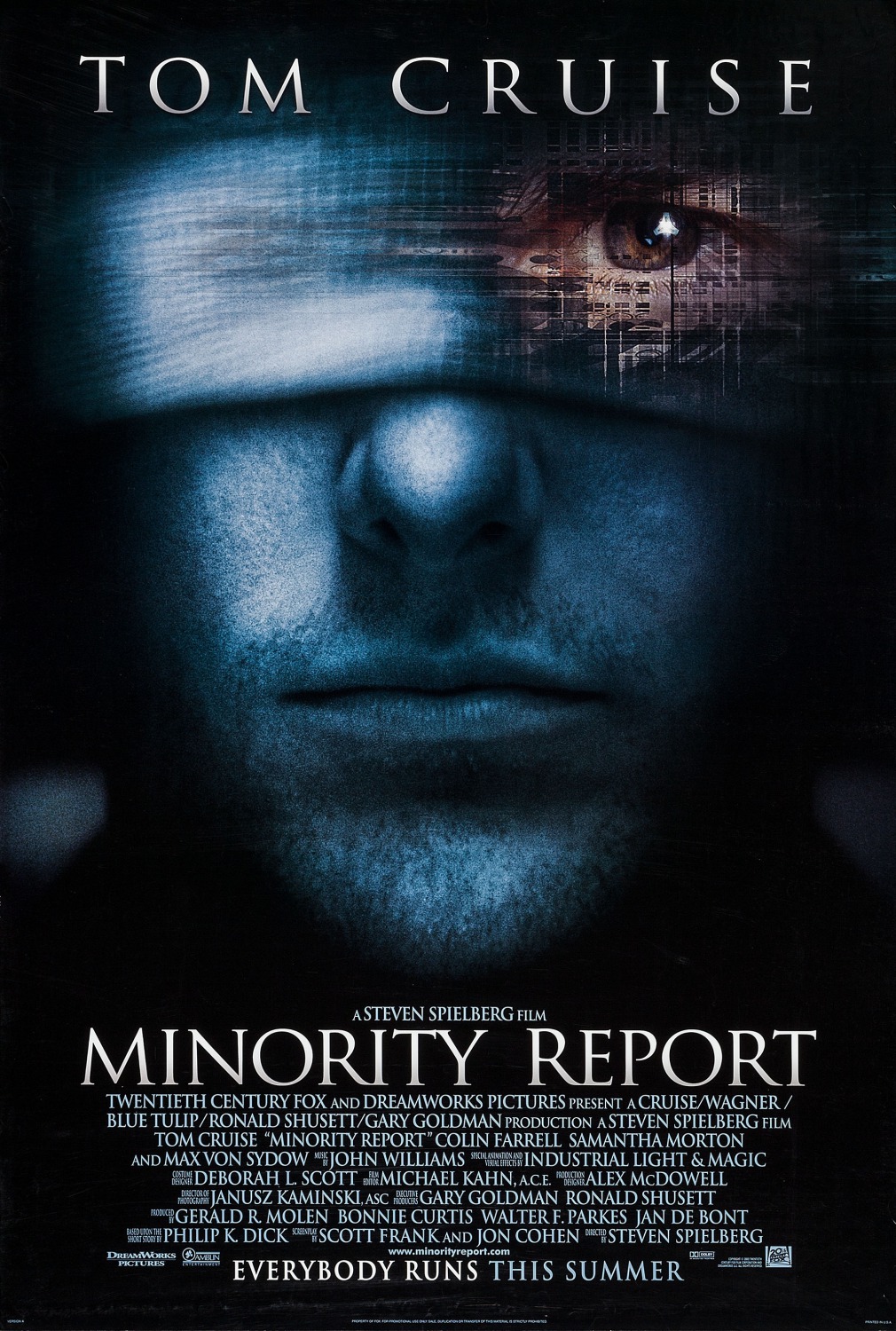 Extra Large Movie Poster Image for Minority Report (#1 of 5)