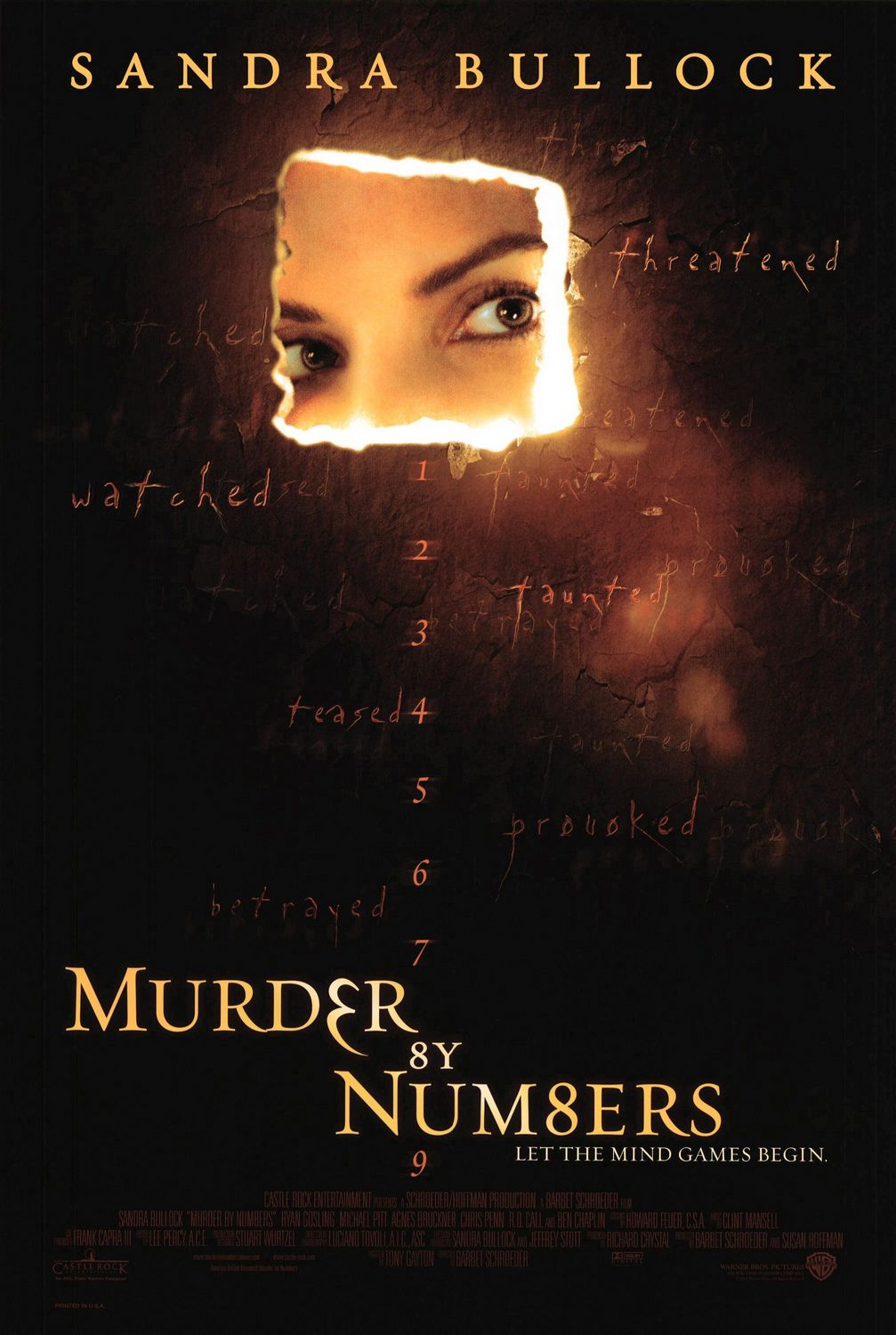 Extra Large Movie Poster Image for Murder by Numbers (#1 of 3)