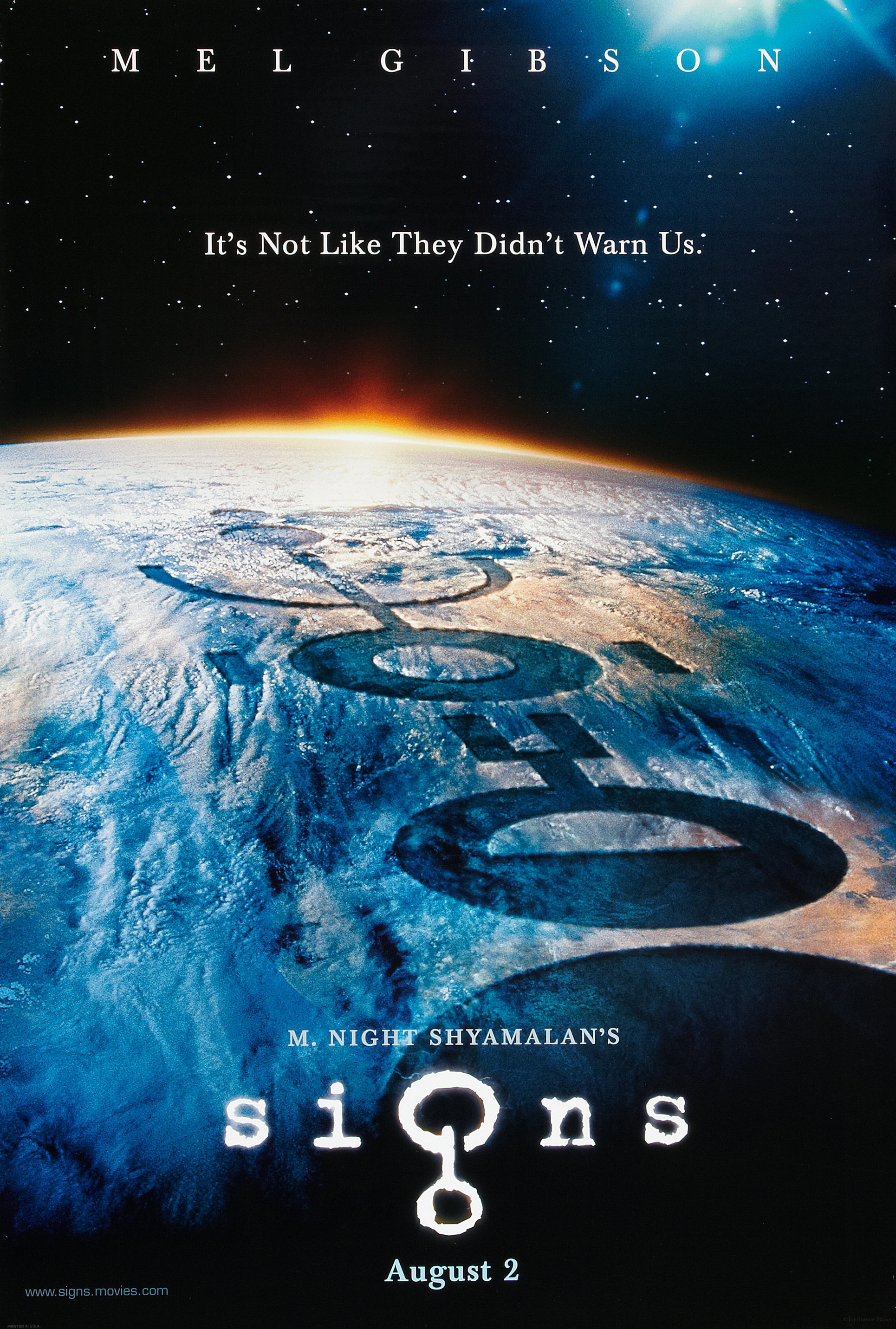 Mega Sized Movie Poster Image for Signs (#1 of 3)