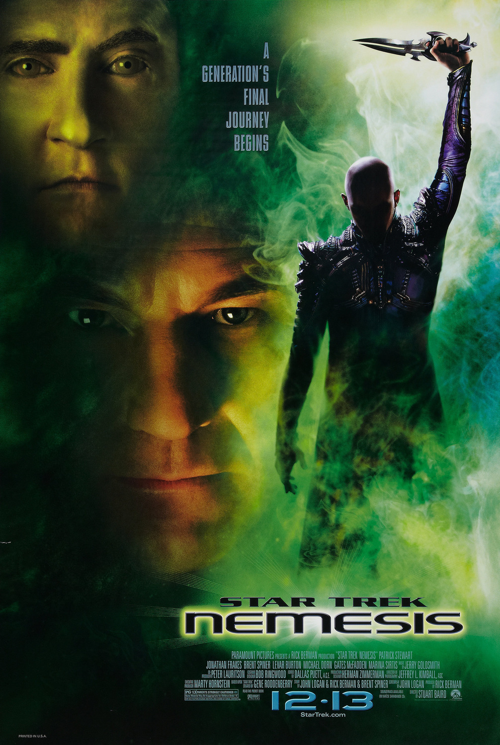 Extra Large Movie Poster Image for Star Trek: Nemesis (#2 of 3)