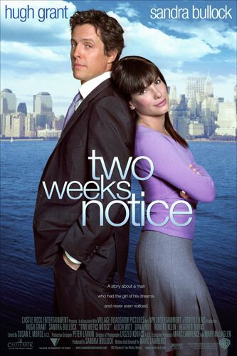 Two Weeks Notice Movie Poster