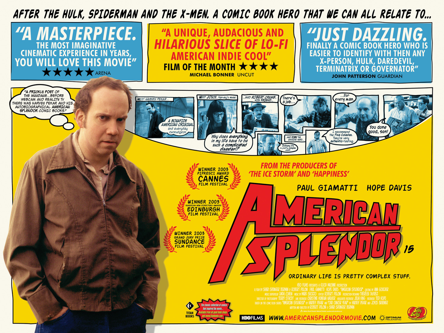 Extra Large Movie Poster Image for American Splendor (#2 of 3)