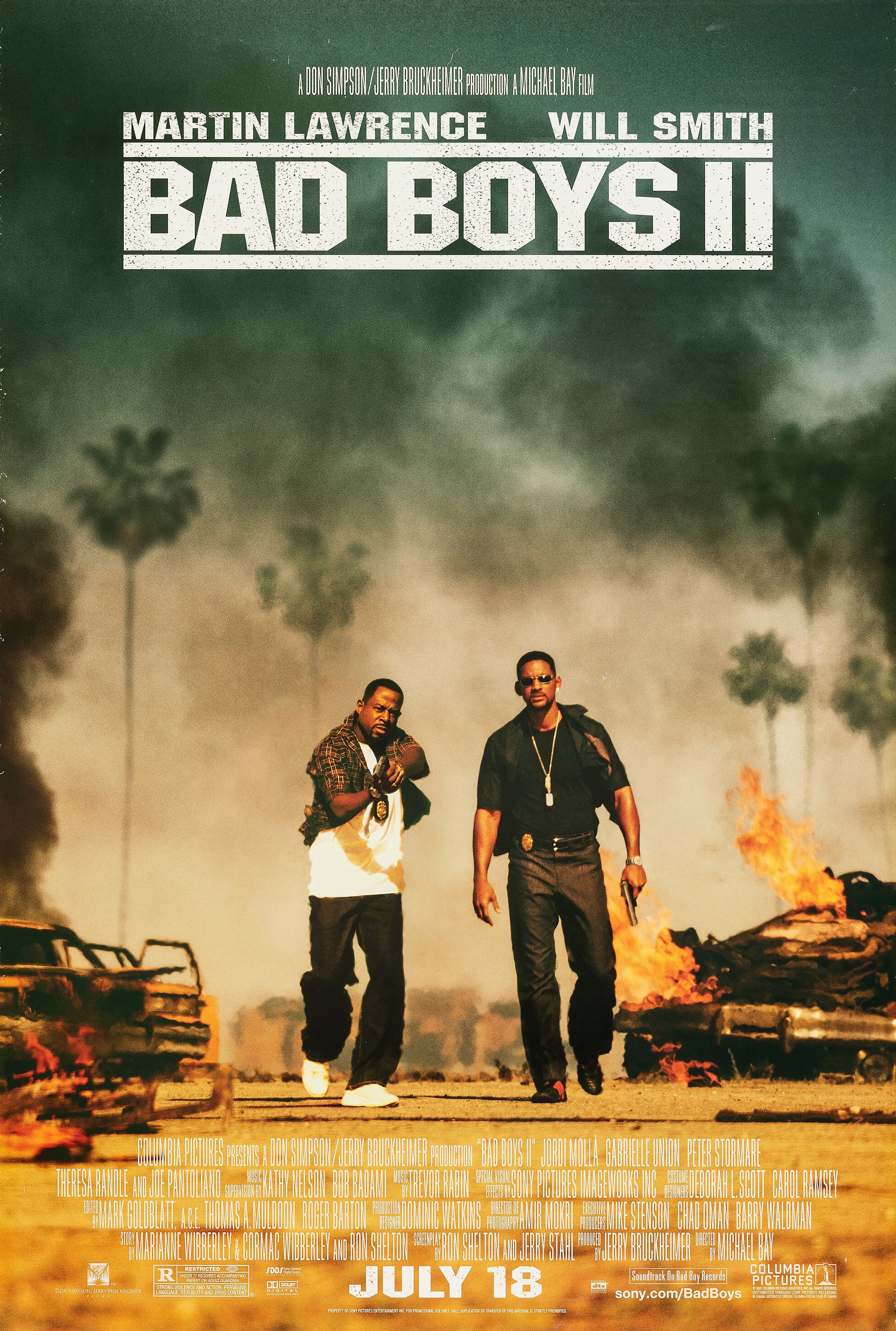 Mega Sized Movie Poster Image for Bad Boys II (#2 of 4)