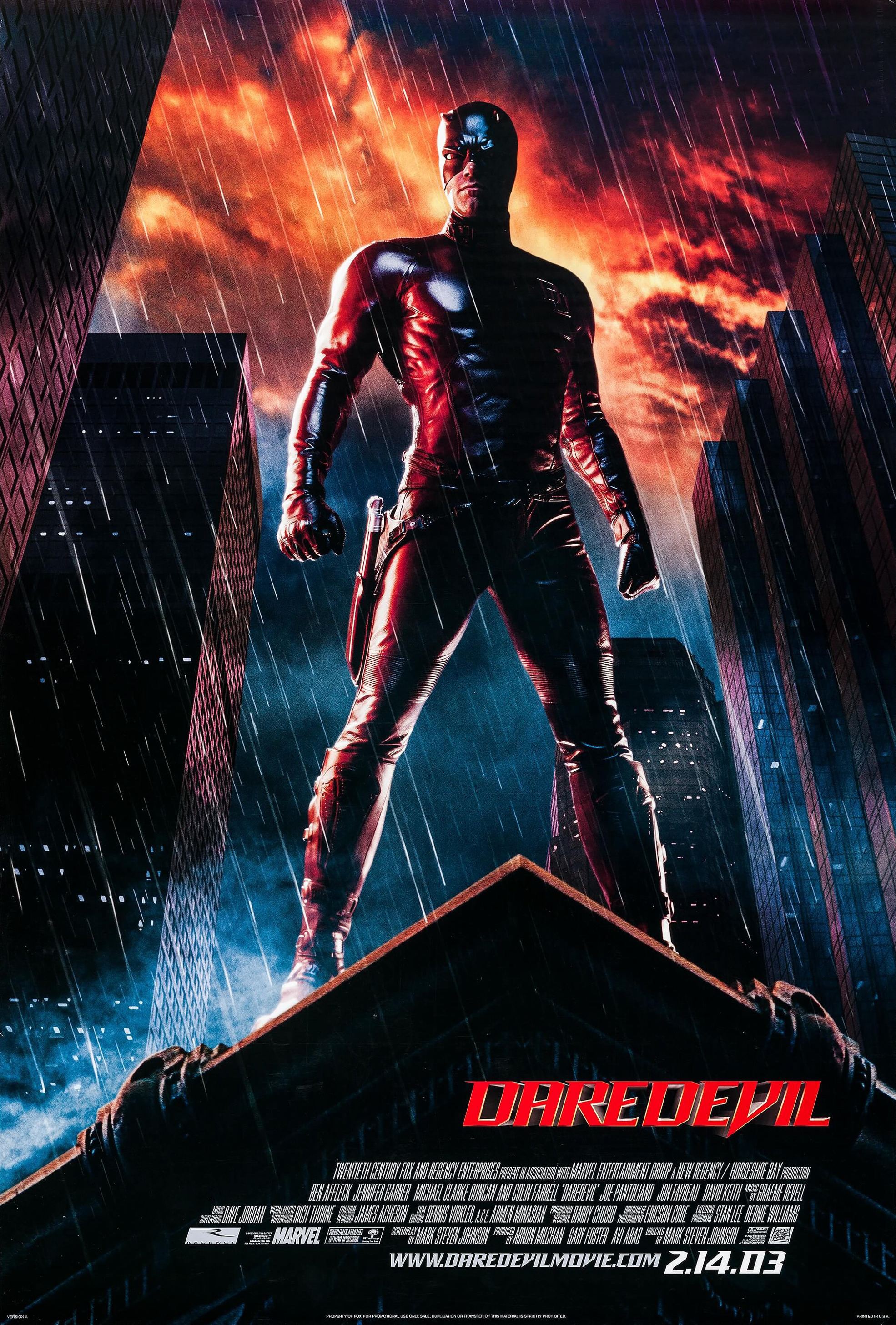 Mega Sized Movie Poster Image for Daredevil (#1 of 3)