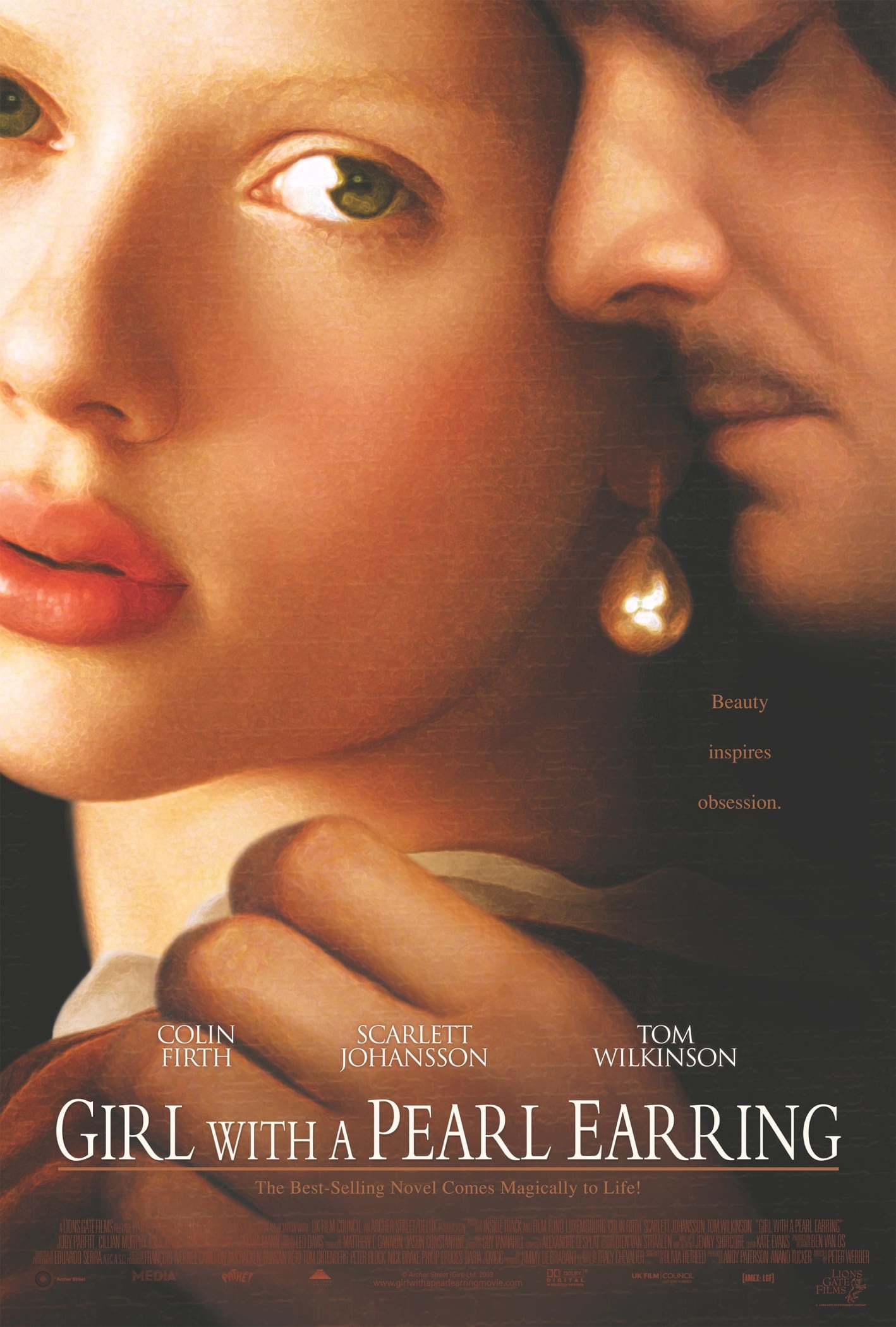 Mega Sized Movie Poster Image for Girl With a Pearl Earring (#1 of 2)
