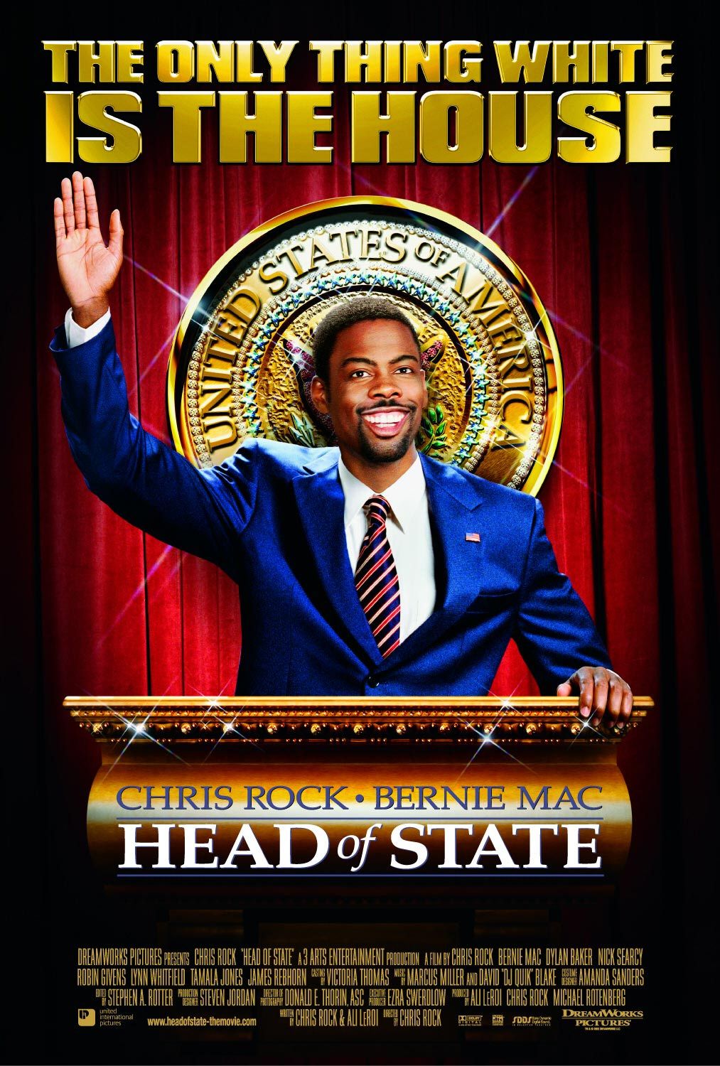 Extra Large Movie Poster Image for Head of State 