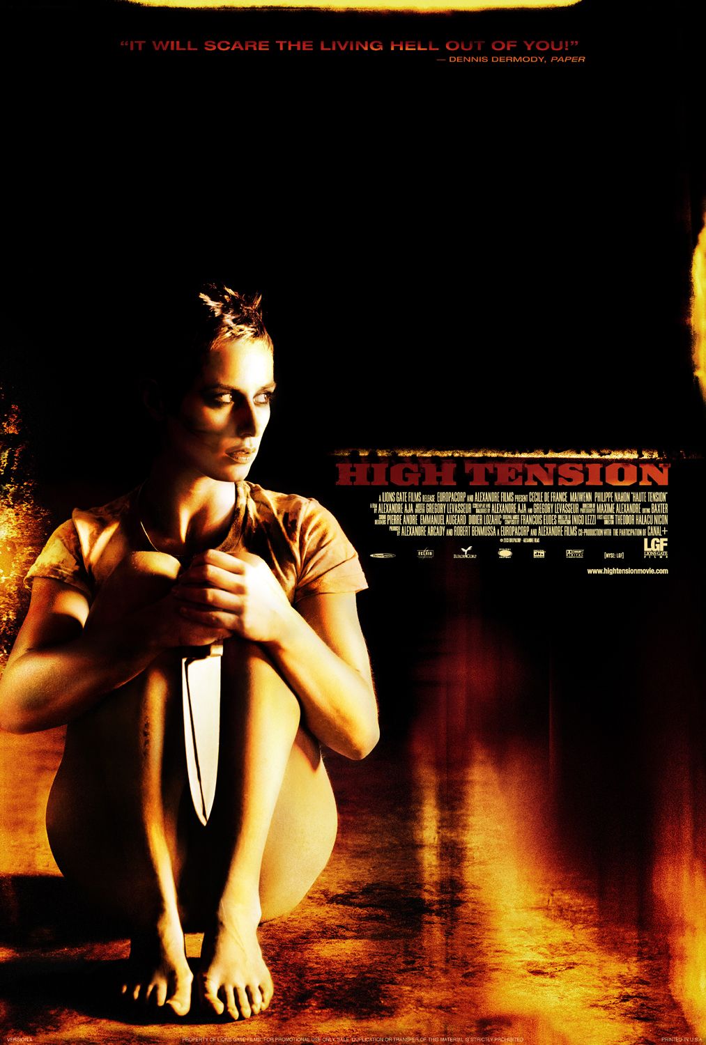 Extra Large Movie Poster Image for High Tension (#1 of 3)
