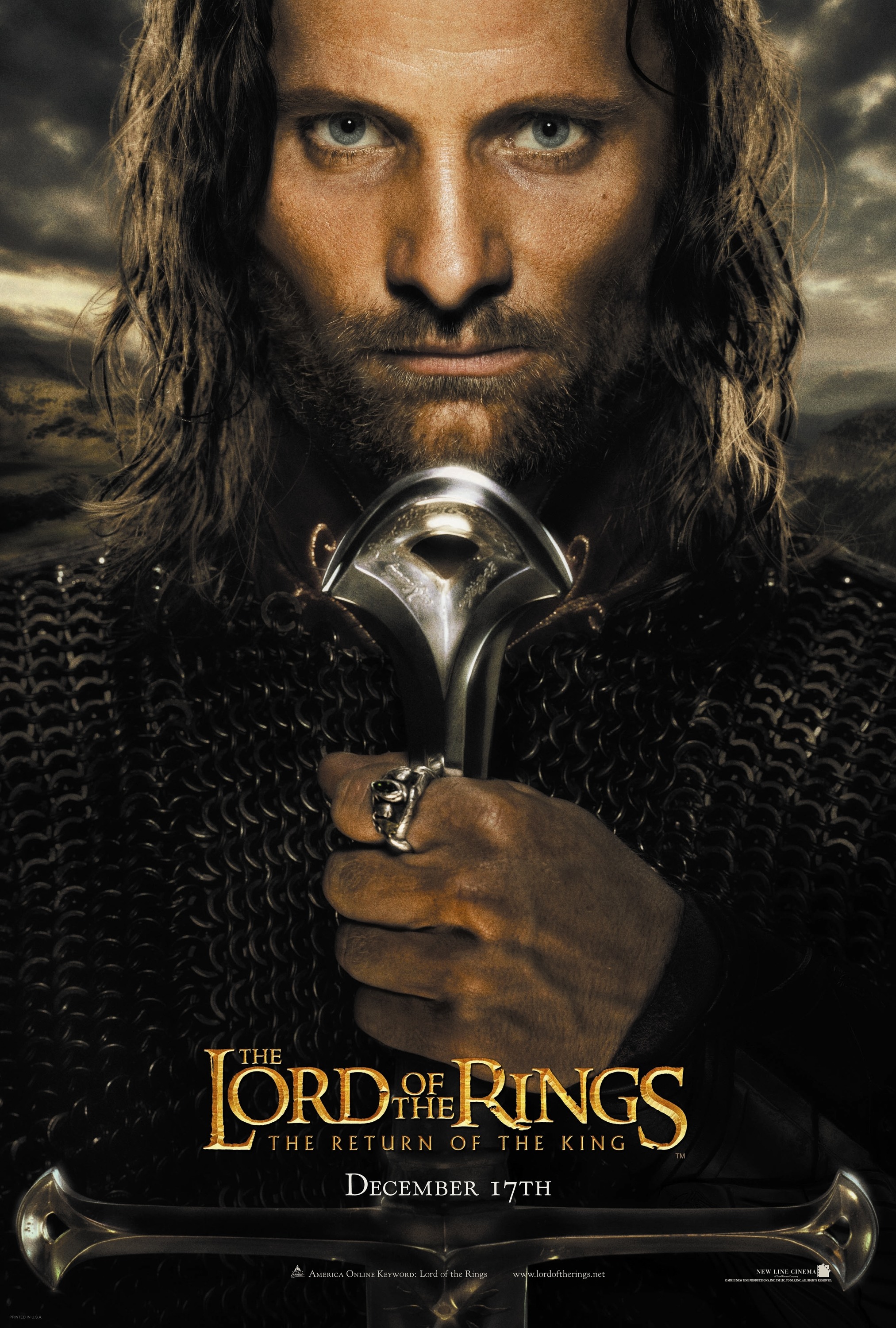 Mega Sized Movie Poster Image for The Lord of the Rings: The Return of the King (#1 of 9)
