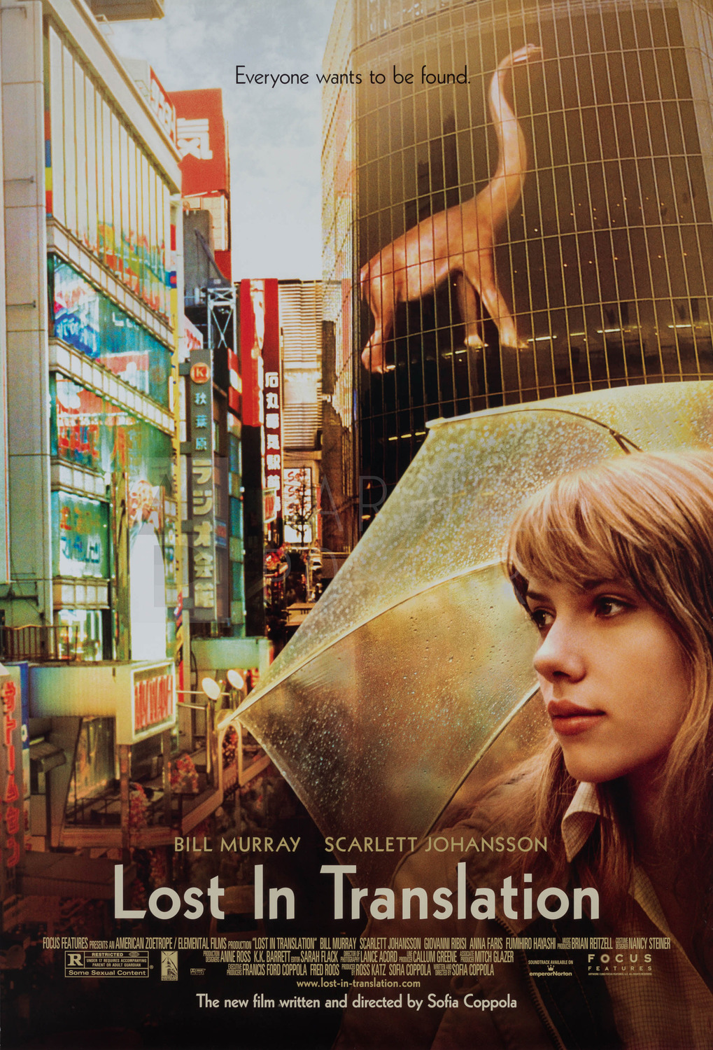 Extra Large Movie Poster Image for Lost in Translation (#2 of 5)