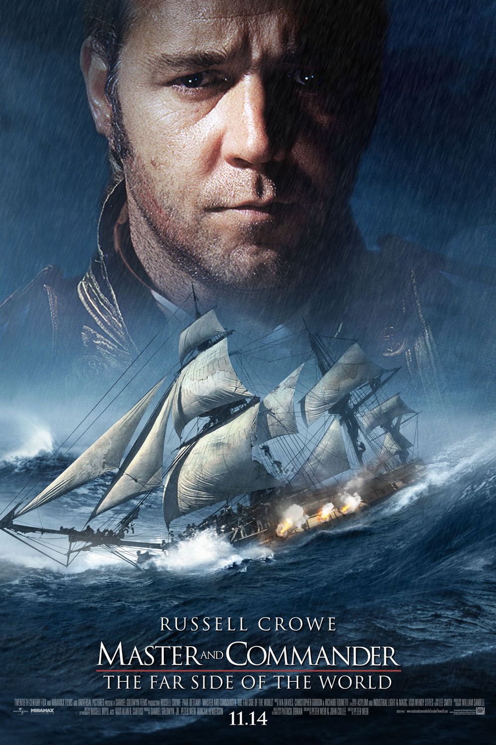 Extra Large Movie Poster Image for Master and Commander: The Far Side of the World 