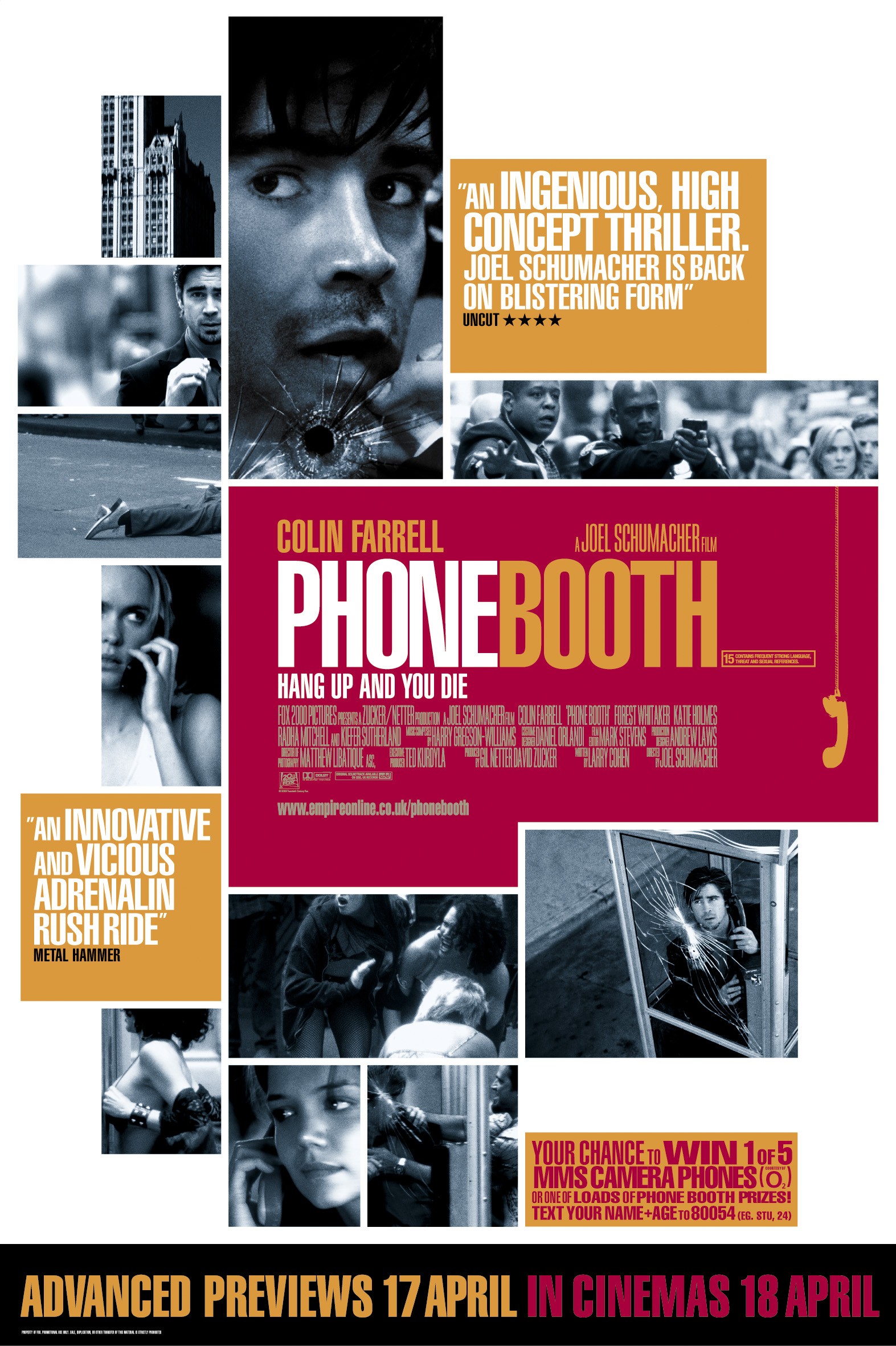 Mega Sized Movie Poster Image for Phone Booth (#3 of 3)